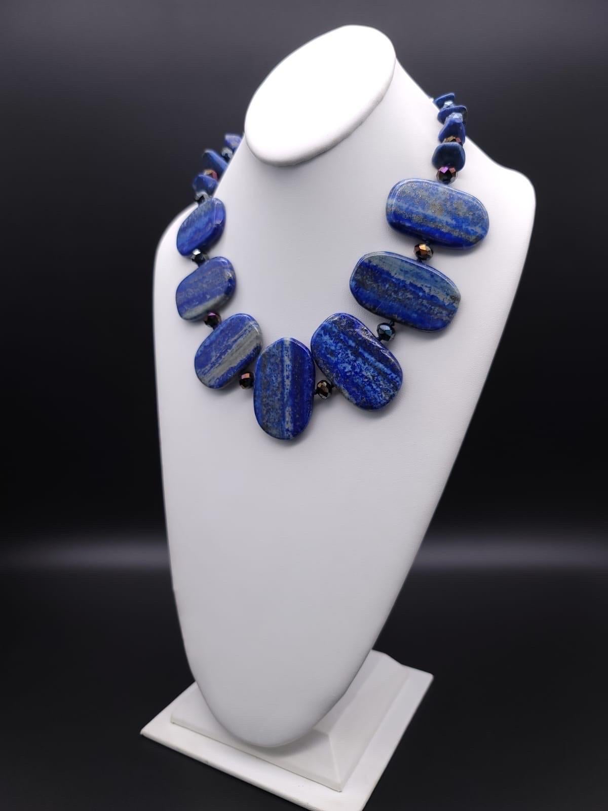 A.Jeschel, spectaculaire collier d'assiettes en lapis-lazuli. en vente 5