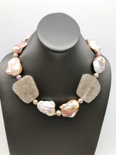 A.Jeschel Statement Baroque Pearl Necklace.