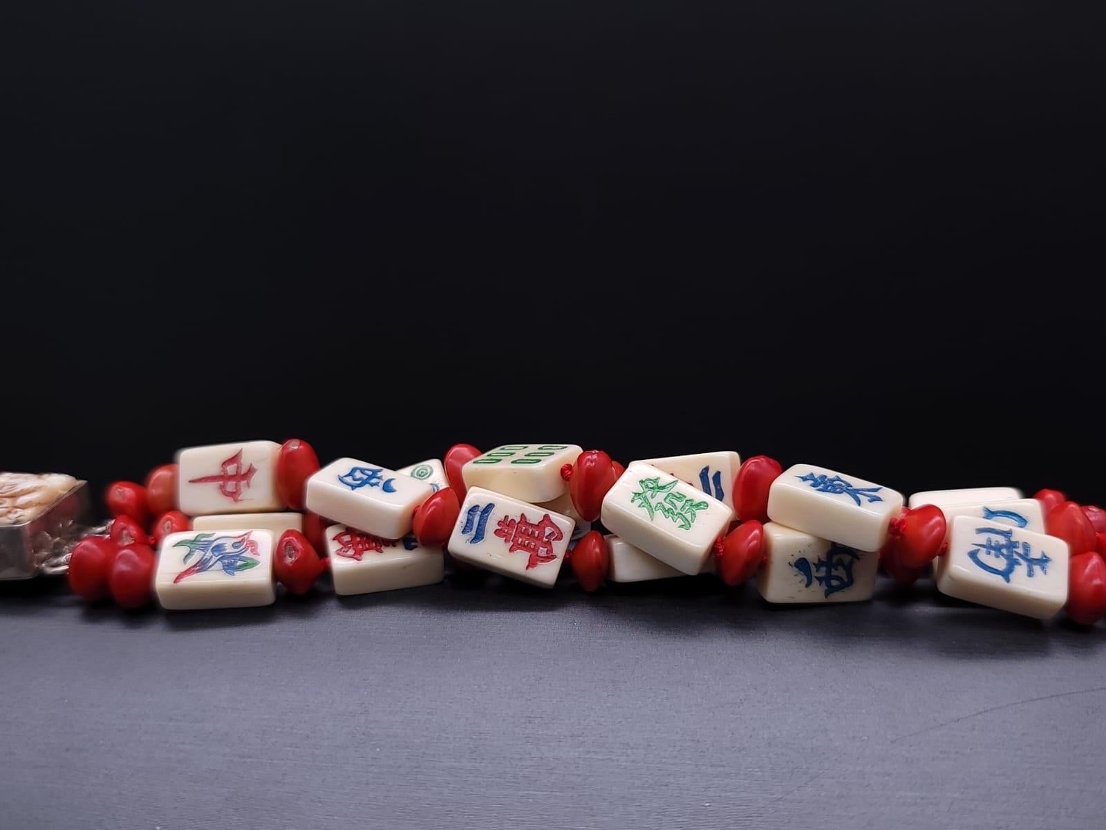 A.Jeschel Stunning mahjong tiles bracelet. 7