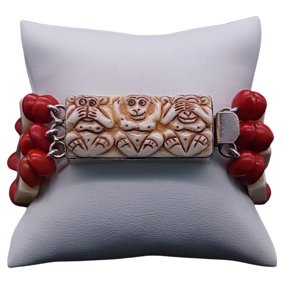 One-of-a-Kind

A three-strand Chinese bracelet with miniature Mahjong tiles can be seen as a talisman that carries good fortune. A meaningful and auspicious accessory that brings luck, prosperity, and well-being to the wearer. Whether it's worn as a