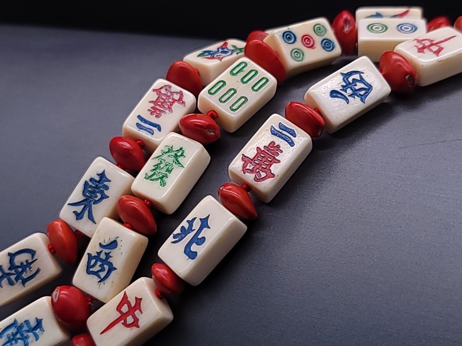 A.Jeschel Stunning mahjong tiles bracelet. 2