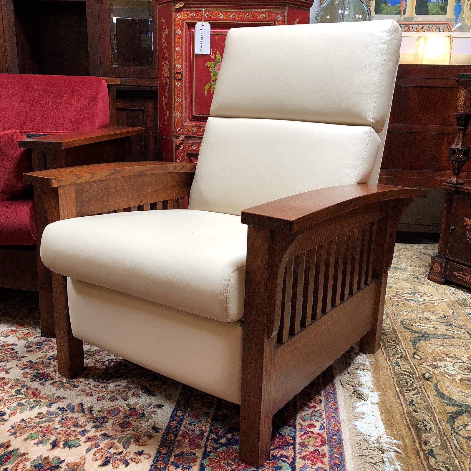 A skyline recliner by Aj' s Furniture. Straight from a designer showroom. Aj's Furniture was founded by Alvin Jr. and his wife Inez in 2000. Today, family oriented business has grown to encompass a full line of the home furnishings. The frame is a