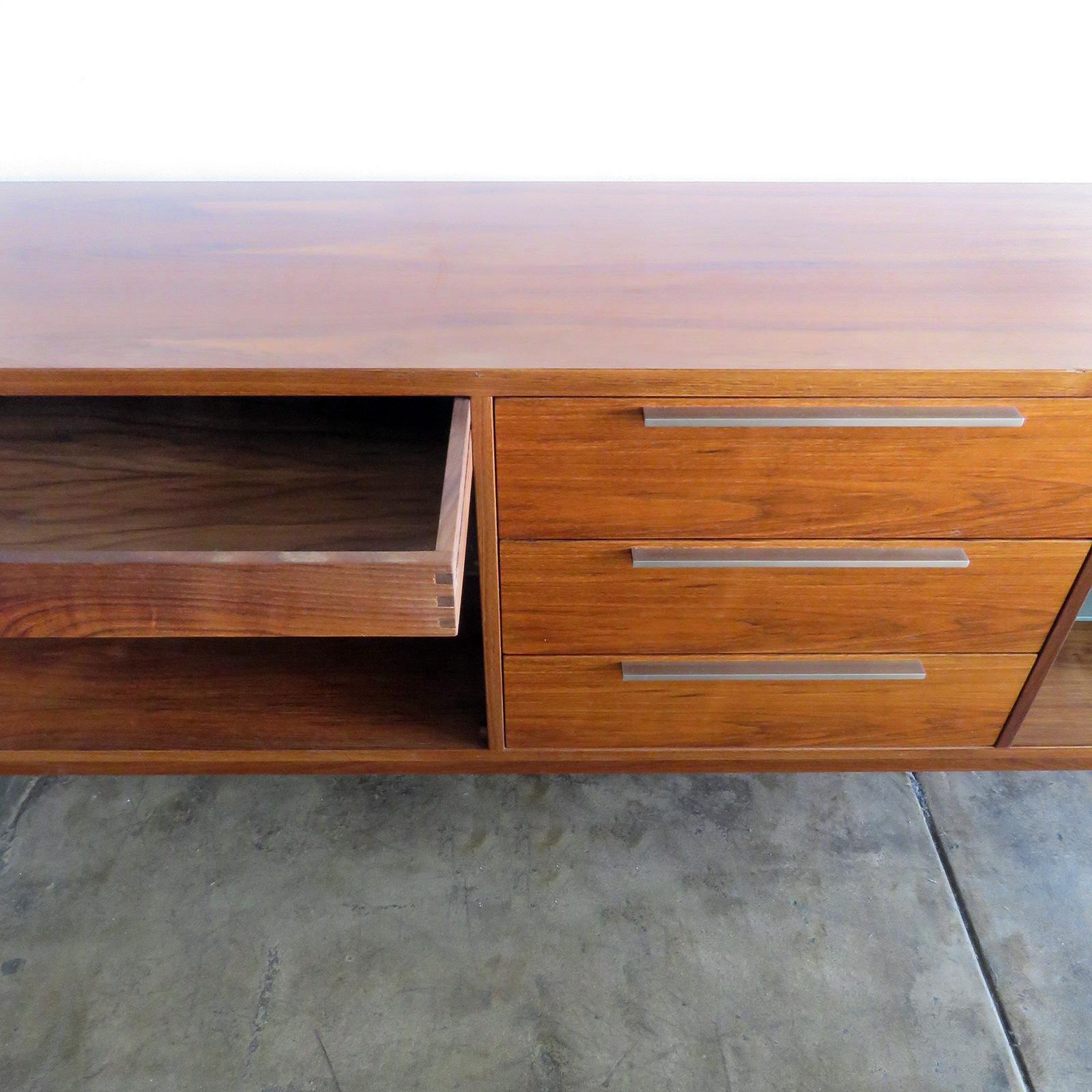 Stainless Steel AK-1270 Nissen & Gehl Sideboard and Hanging Cabinet