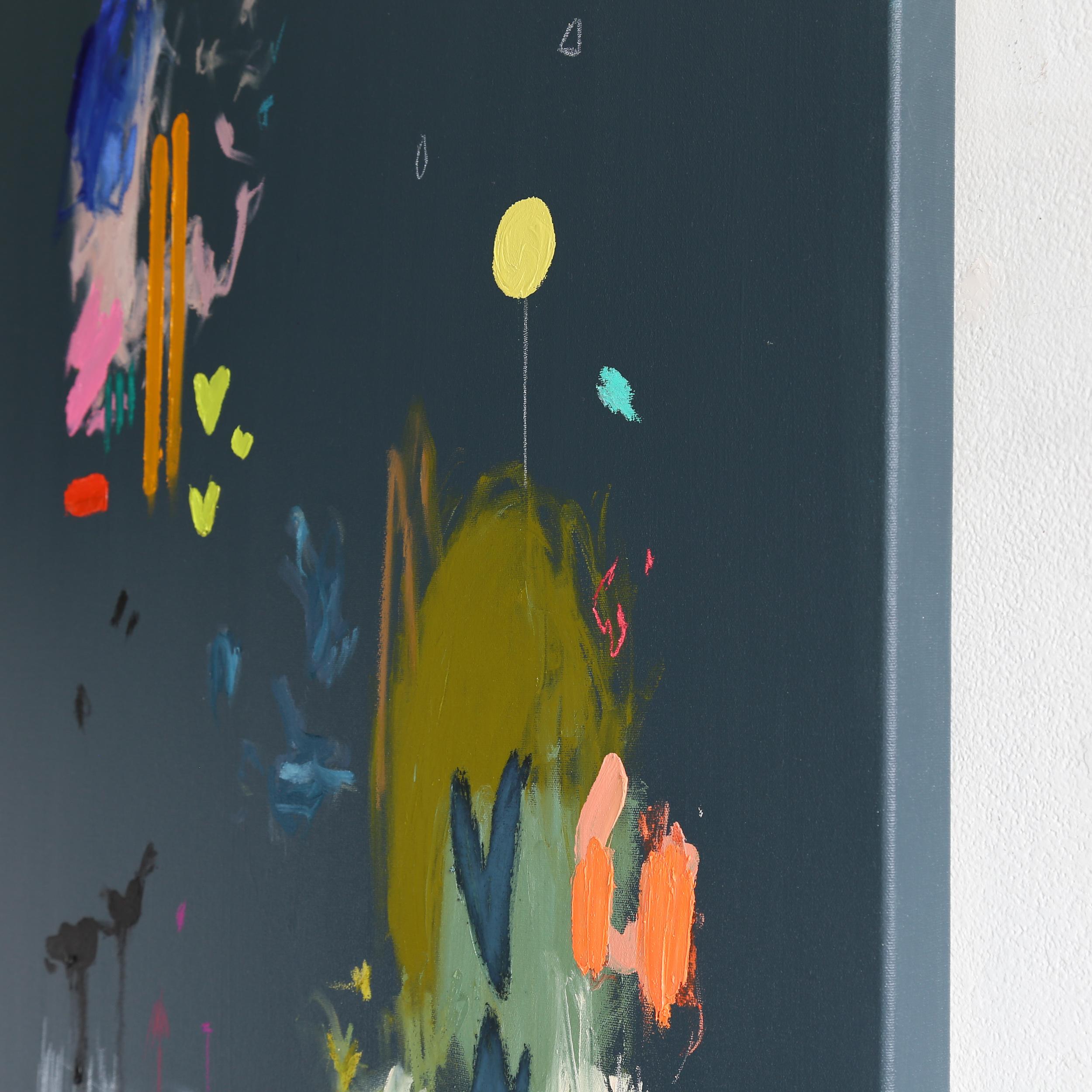 Impensabile - Abstract Painting Nero di AK Hardeman