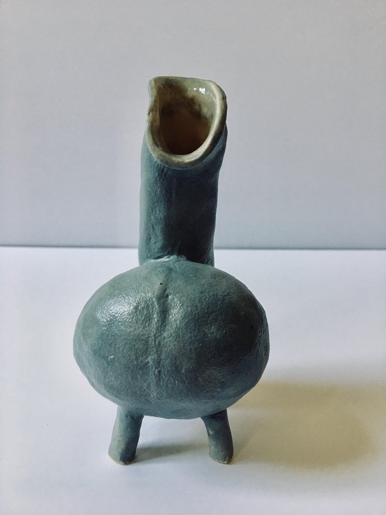 Ak Jansen Abstract Ceramic Vessel Sculpture 'Creature Small No 4