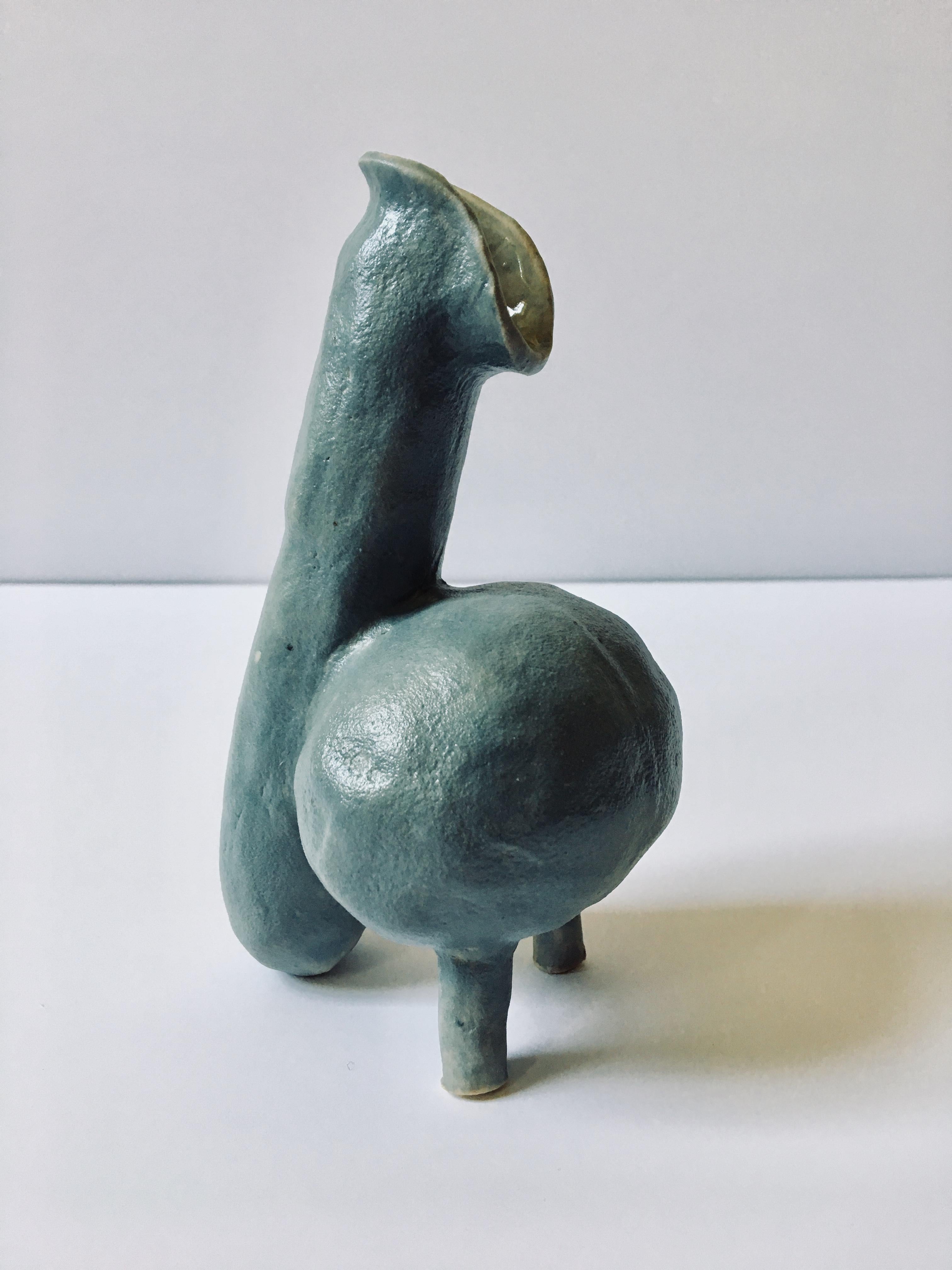 Abstract  Ceramic Vessel Sculpture: 'Creature Small No 4' 1
