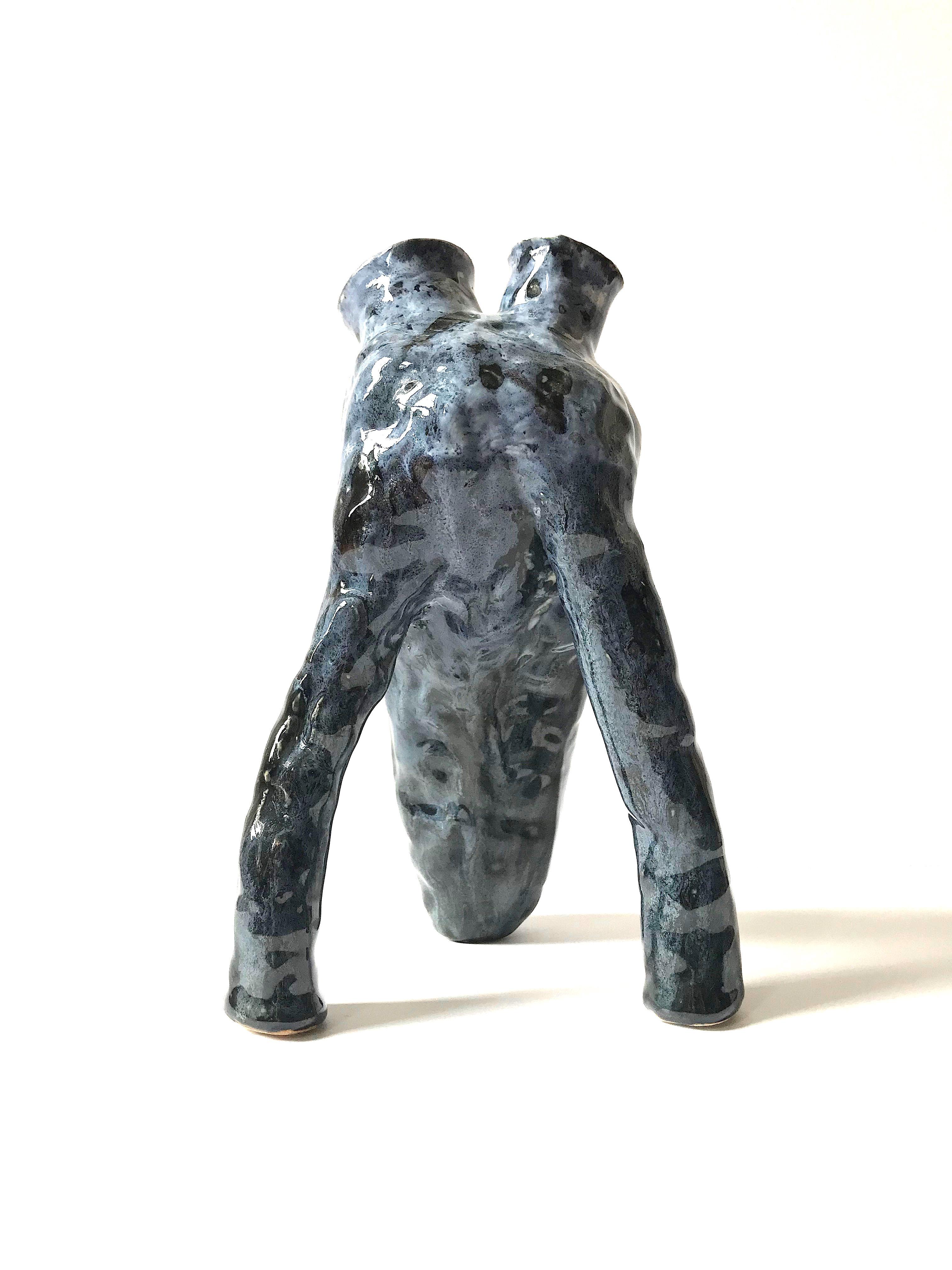 Abstract Ceramic Vessel Sculpture: 'Creature Medium No 11'