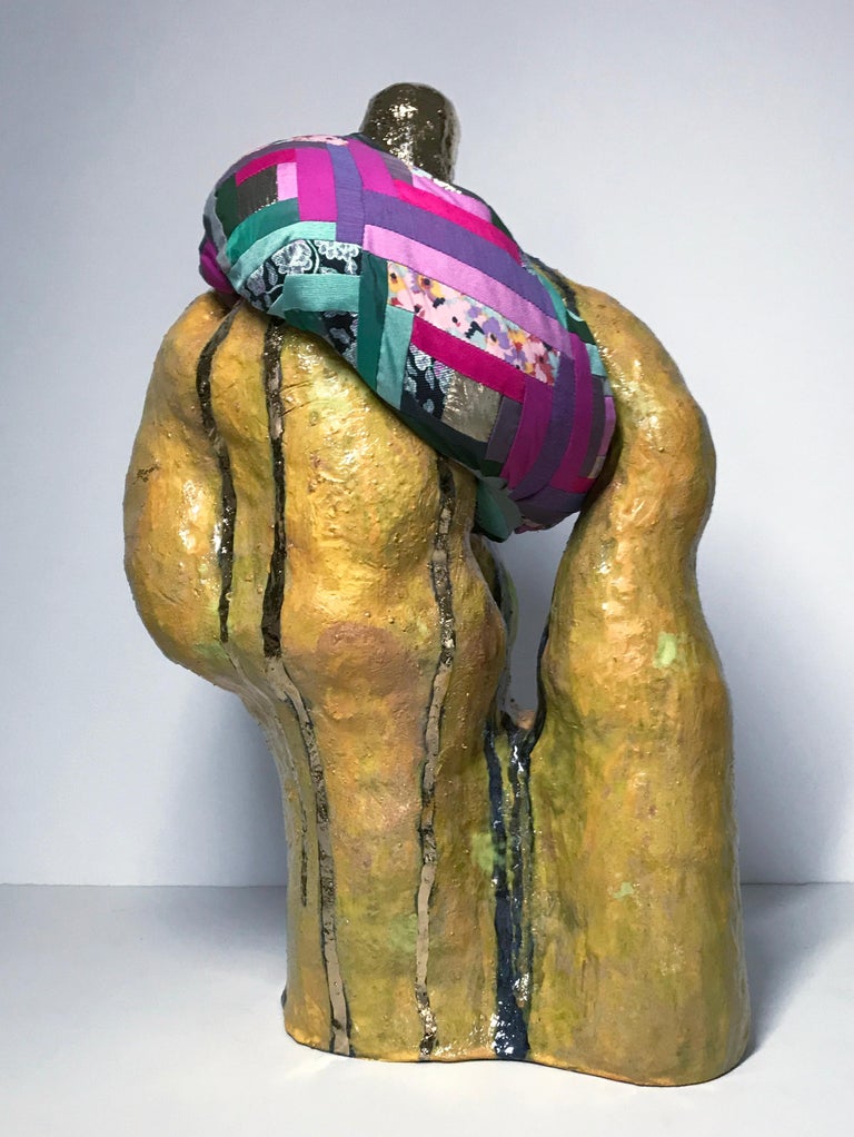 This is part of a collection of ceramics, textiles, and drawings by Ak Jansen which comprise his first solo show in New York City. Born in the Netherlands, Jansen’s work occupies queerness on both poetic and political terms, and honors queer