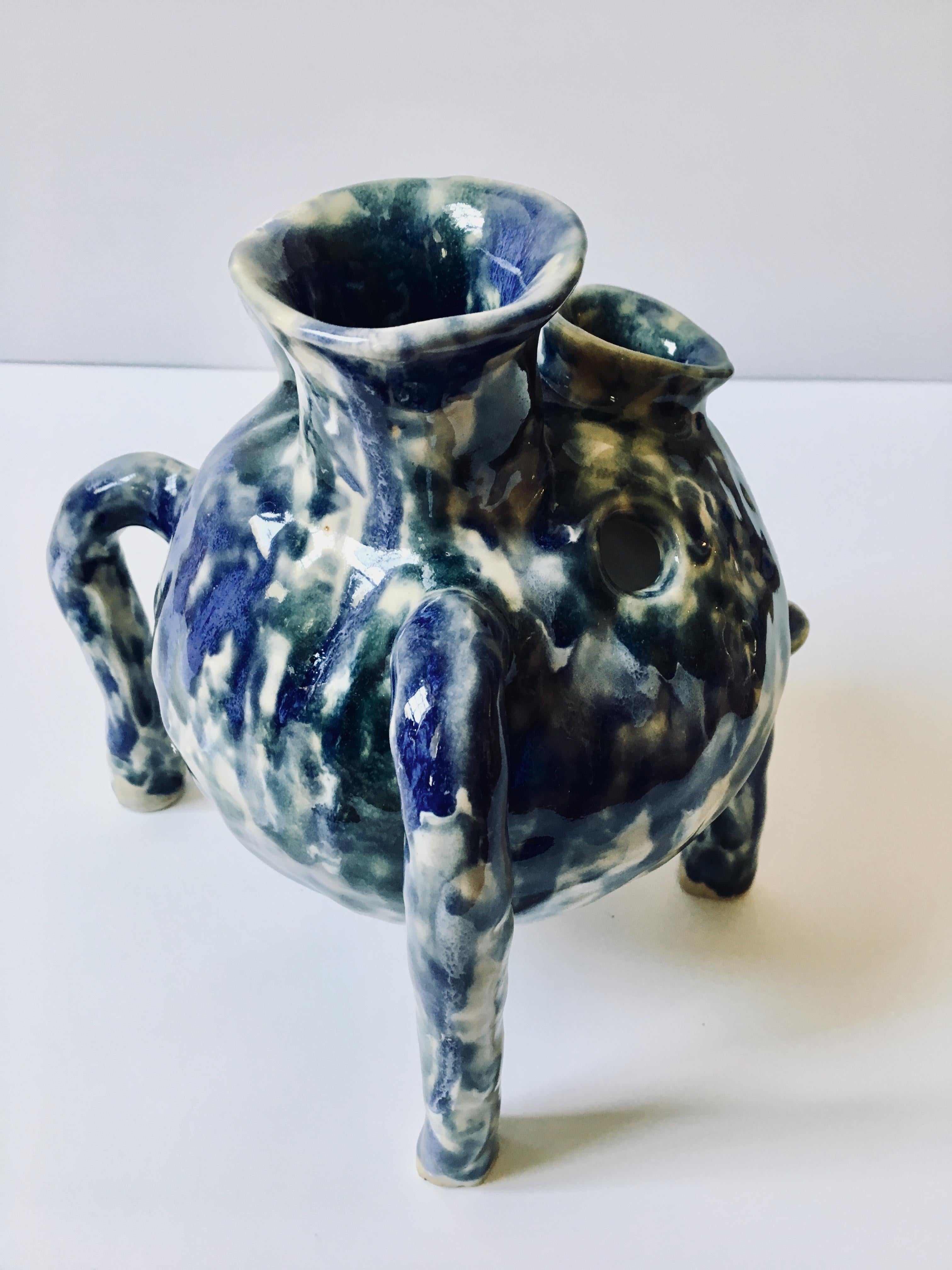 Sculpture ceramic vessel: 'Creature Medium 2' For Sale 1