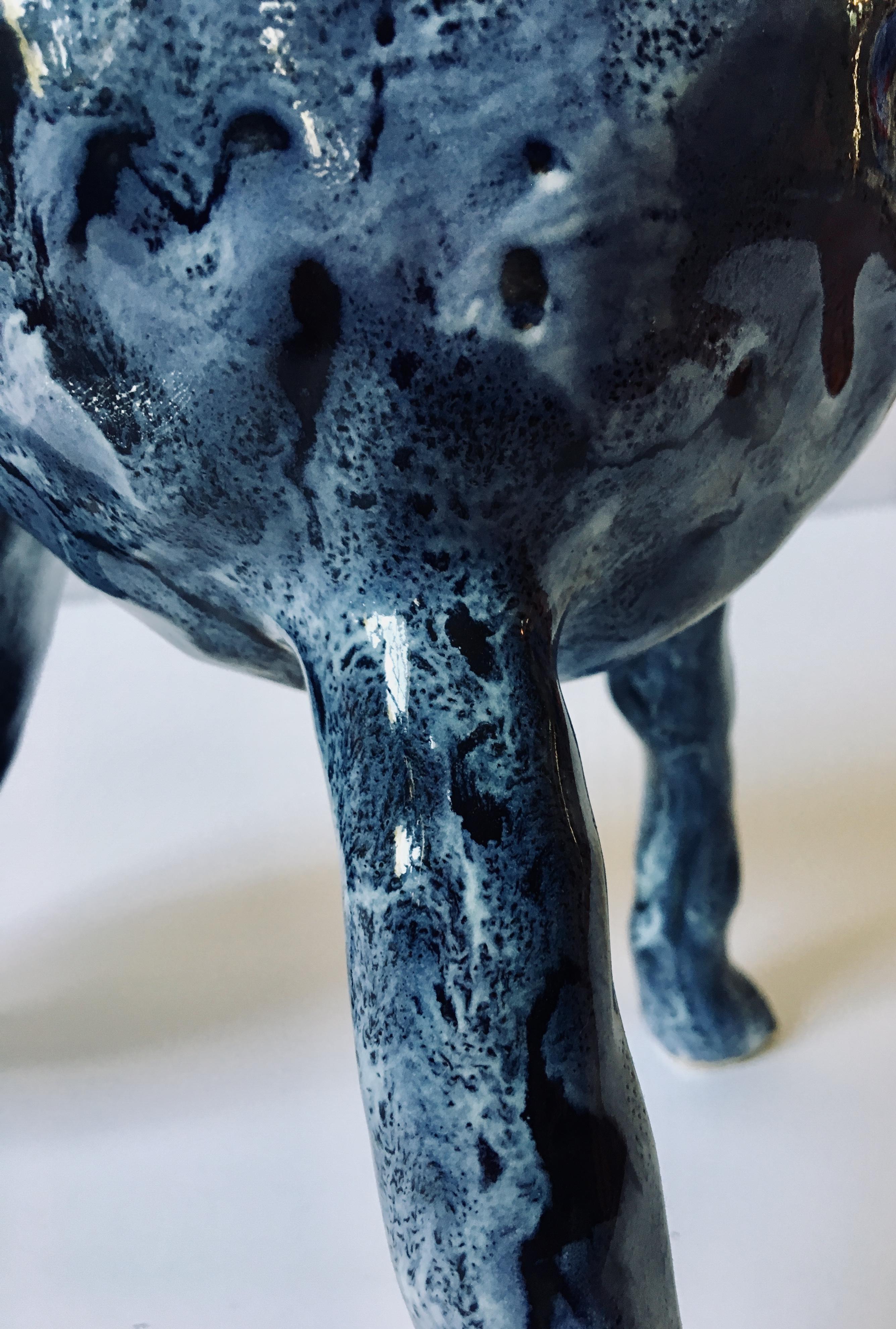 Sculpture ceramic vessel: 'Creature Medium No 3' For Sale 5