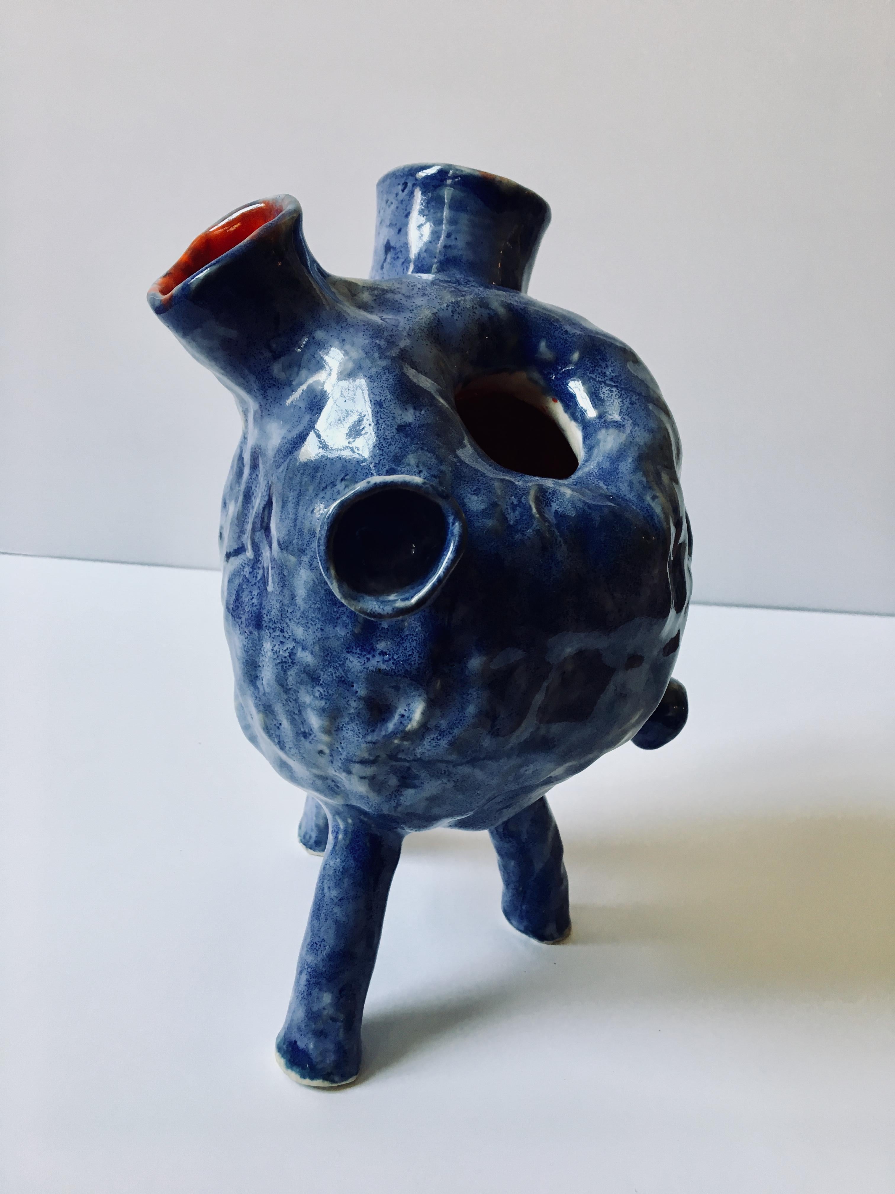 Sculpture ceramic vessel: Creature Medium No 4' 1
