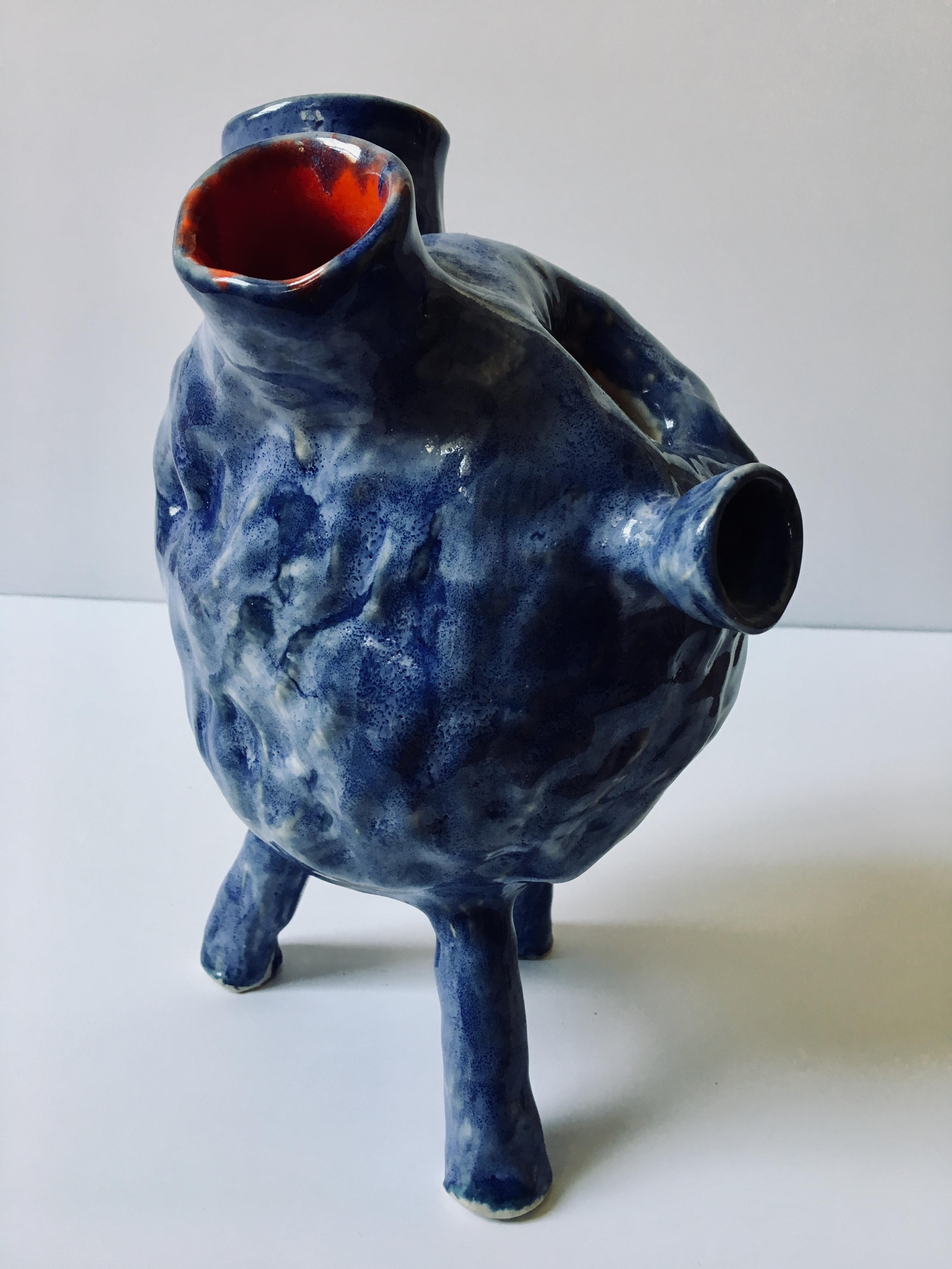 Sculpture ceramic vessel: Creature Medium No 4' 2