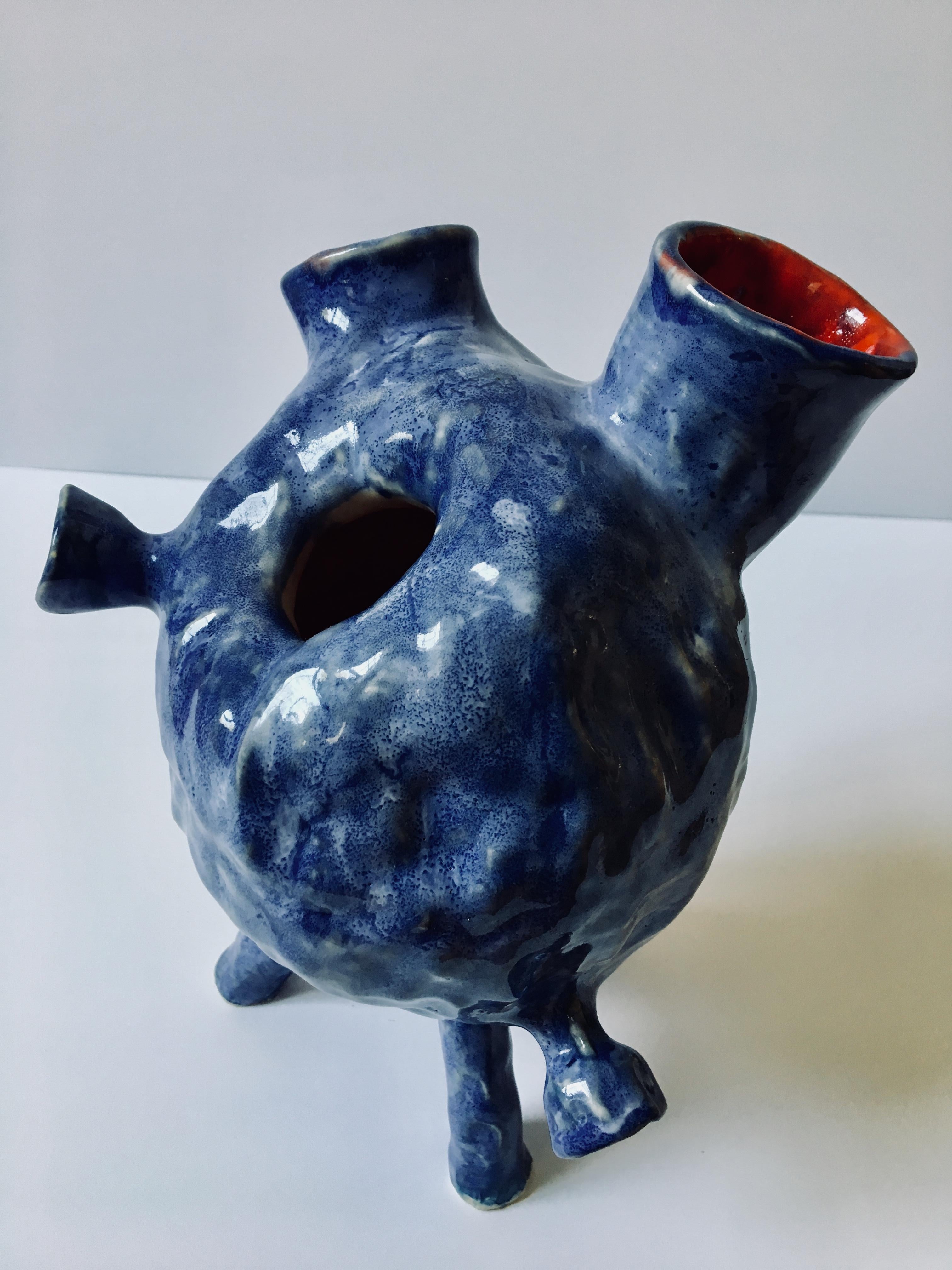 Sculpture ceramic vessel: Creature Medium No 4' 4