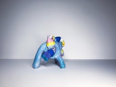 Small Ceramic & Fiber Sculpture: 'Kelly'