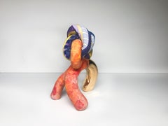 Keramik- und Fiberglas-Skulptur: „Vicky“