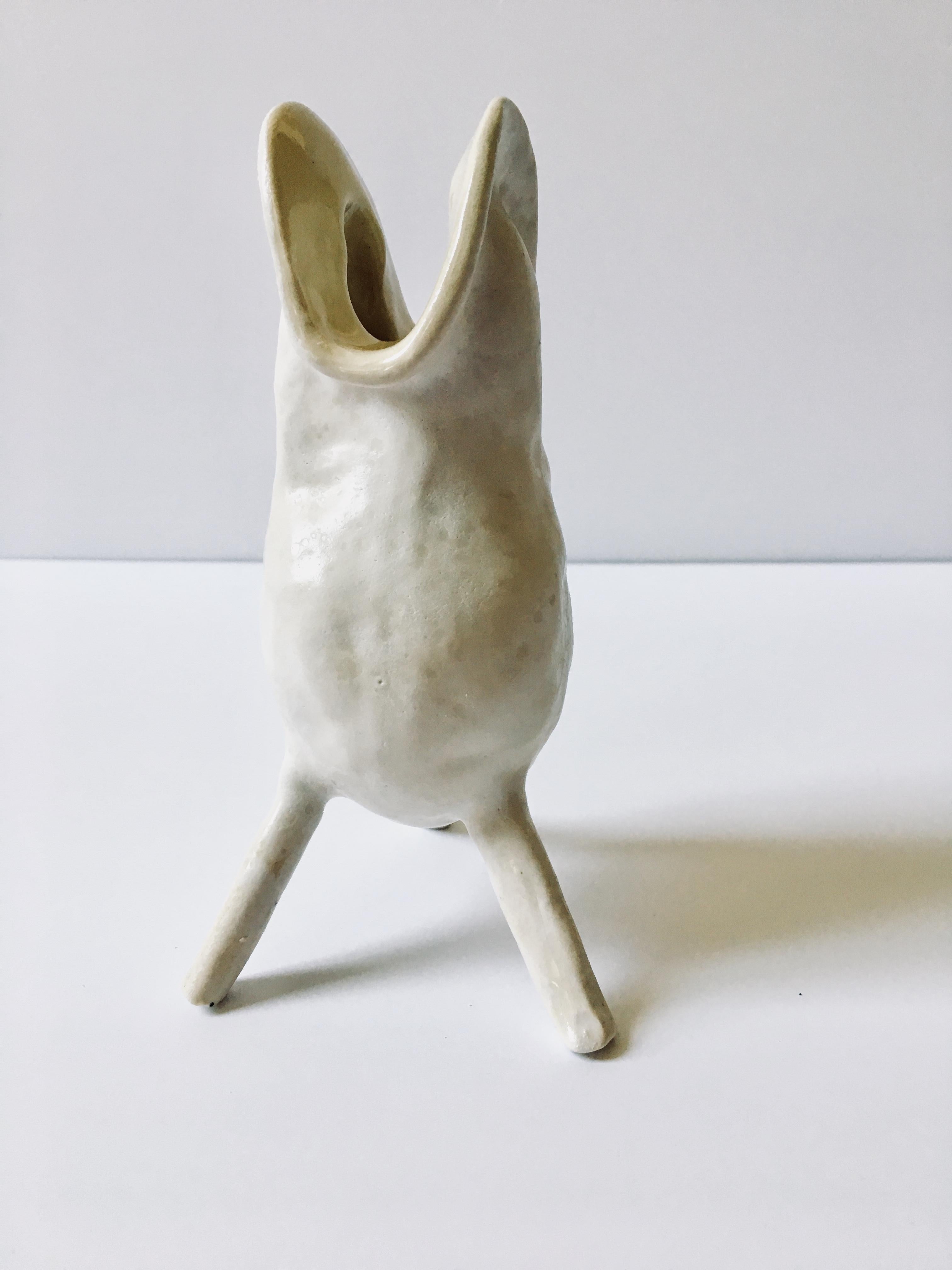 Small ceramic vessel: 'No. 9' - Sculpture by Ak Jansen