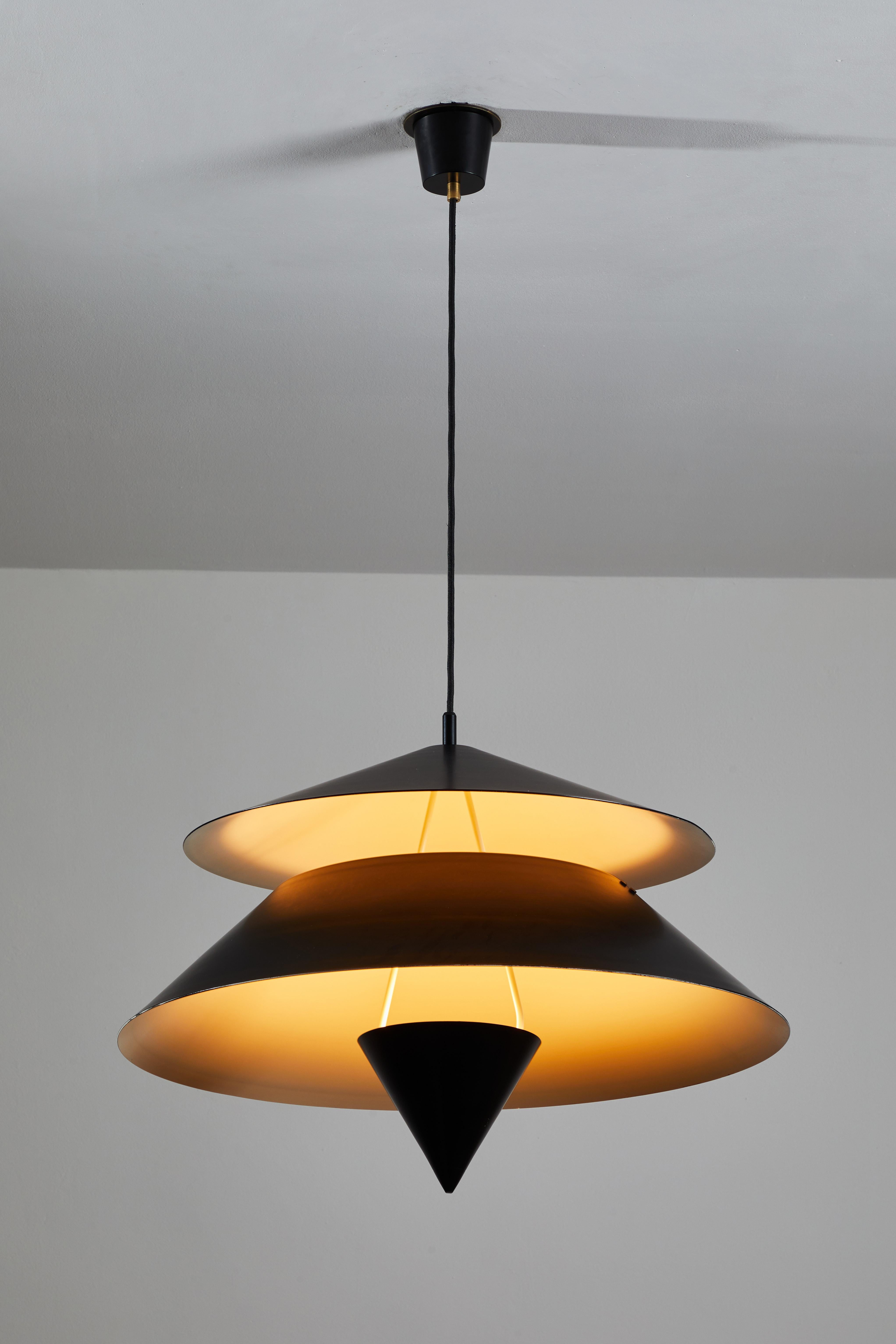 Mid-Century Modern Akaari Suspension Light by Vico Magistretti for Oluce