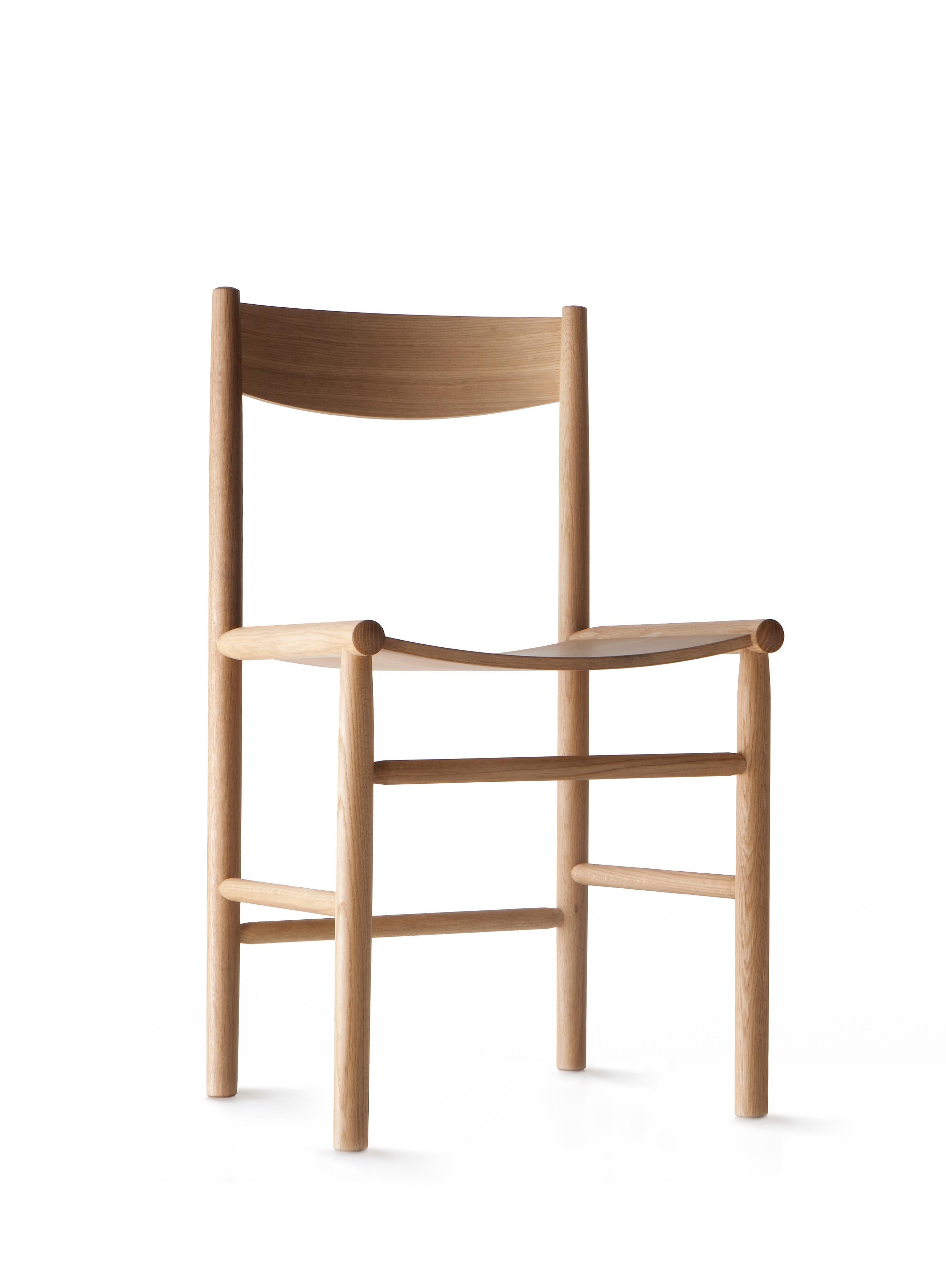 Scandinavian Modern Akademia Chair in Oak or Ash by Wesley Walters & Salla Luhtasela For Sale