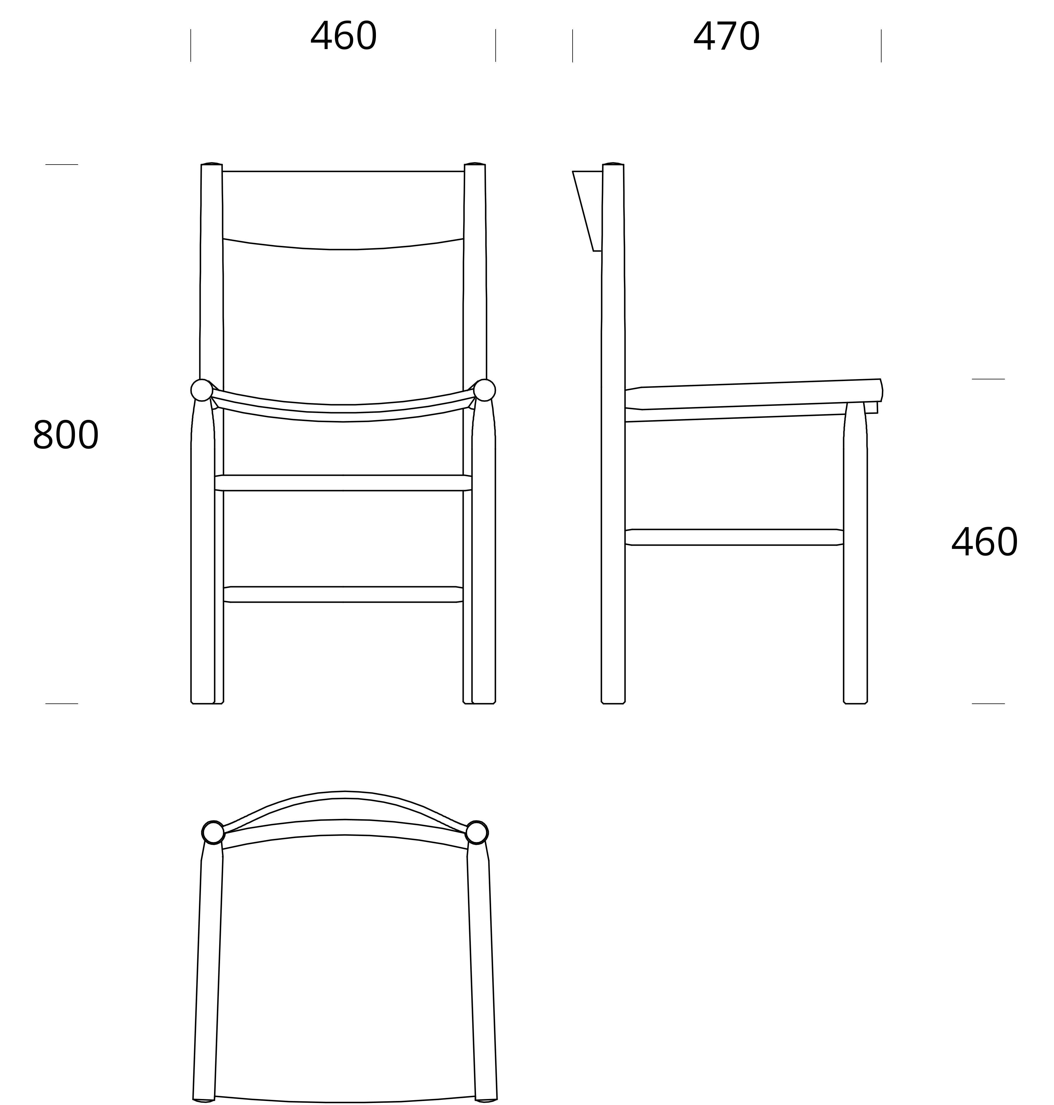 Scandinavian Modern Akademia Chair in Oak Stained Black by Wesley Walters & Salla Luhtasela For Sale