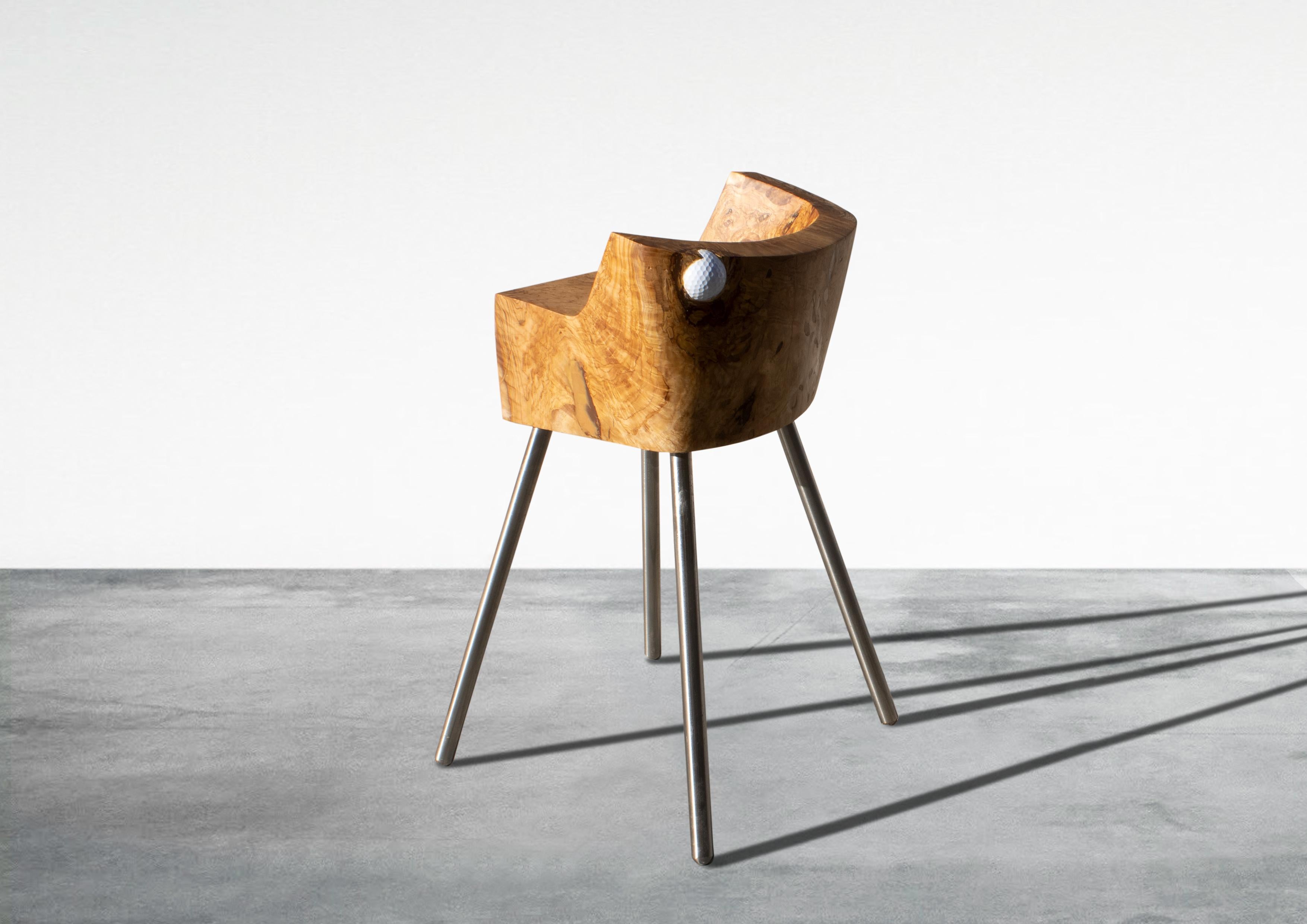 Greek Akalie Chair by Woody Fidler For Sale