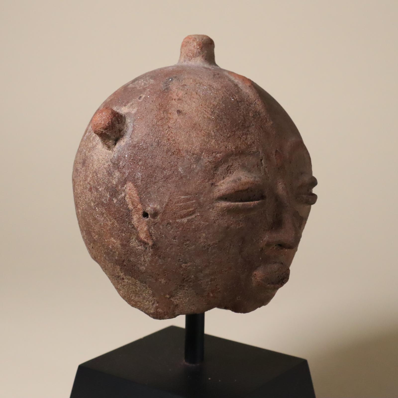 19th Century Store closing March 31. Portrait Head with Patina Old African Tribal Art For Sale