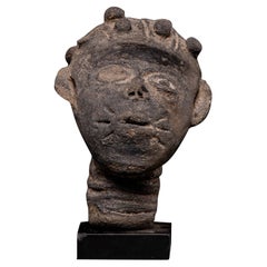 Testa commemorativa in terracotta di un antenato del popolo Akan, Ghana
