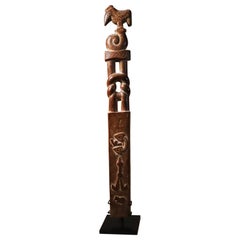 Akan Wand or Staff Ghana Traditional West African Tribal Art Symbol or Proverb