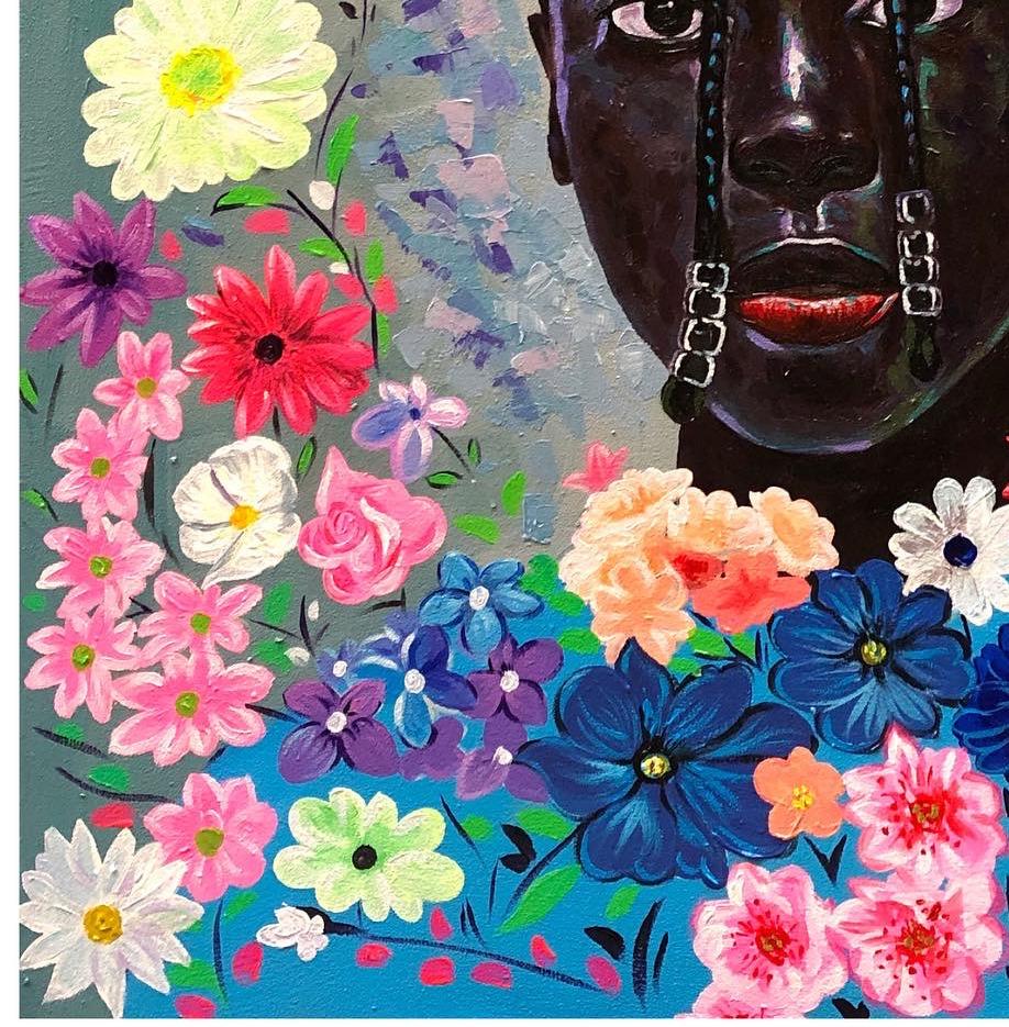 Pittura
Spedito in un tubo ben protetto dalla Nigeria
Quest'opera è unica, non è una stampa o un altro tipo di copia.
Firmato sul recto e accompagnato da un certificato di autenticità.
