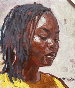 Omo Emiyan (Canvas of Emotion) 3 - 21st Century, Contemporary, Portrait, Modern