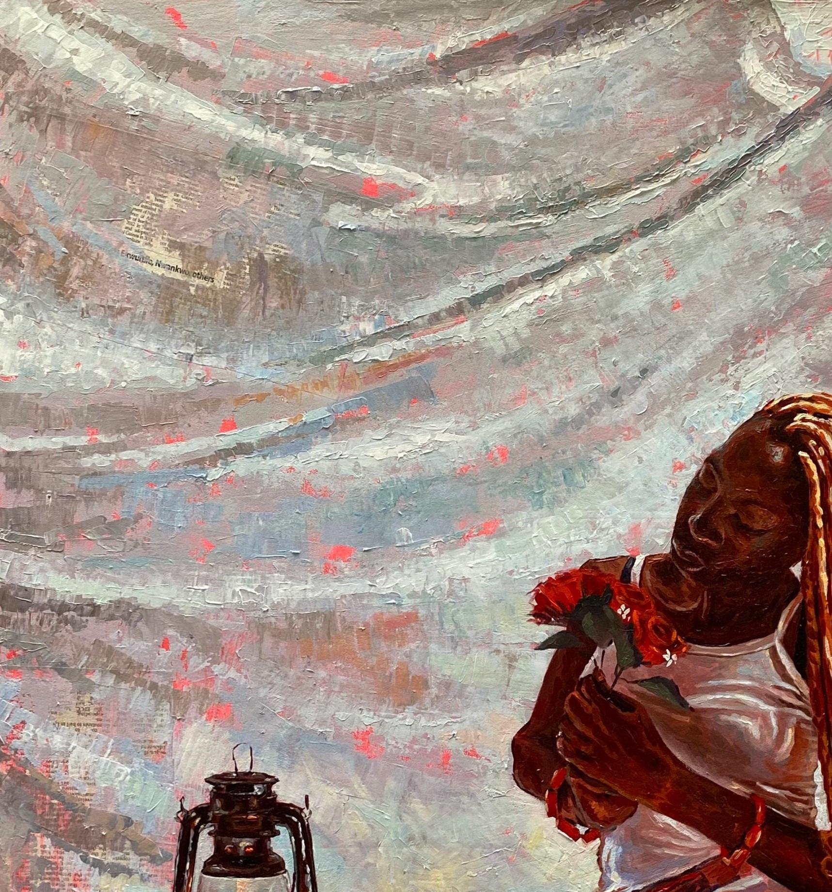 Nachsicht III – Painting von Akande John