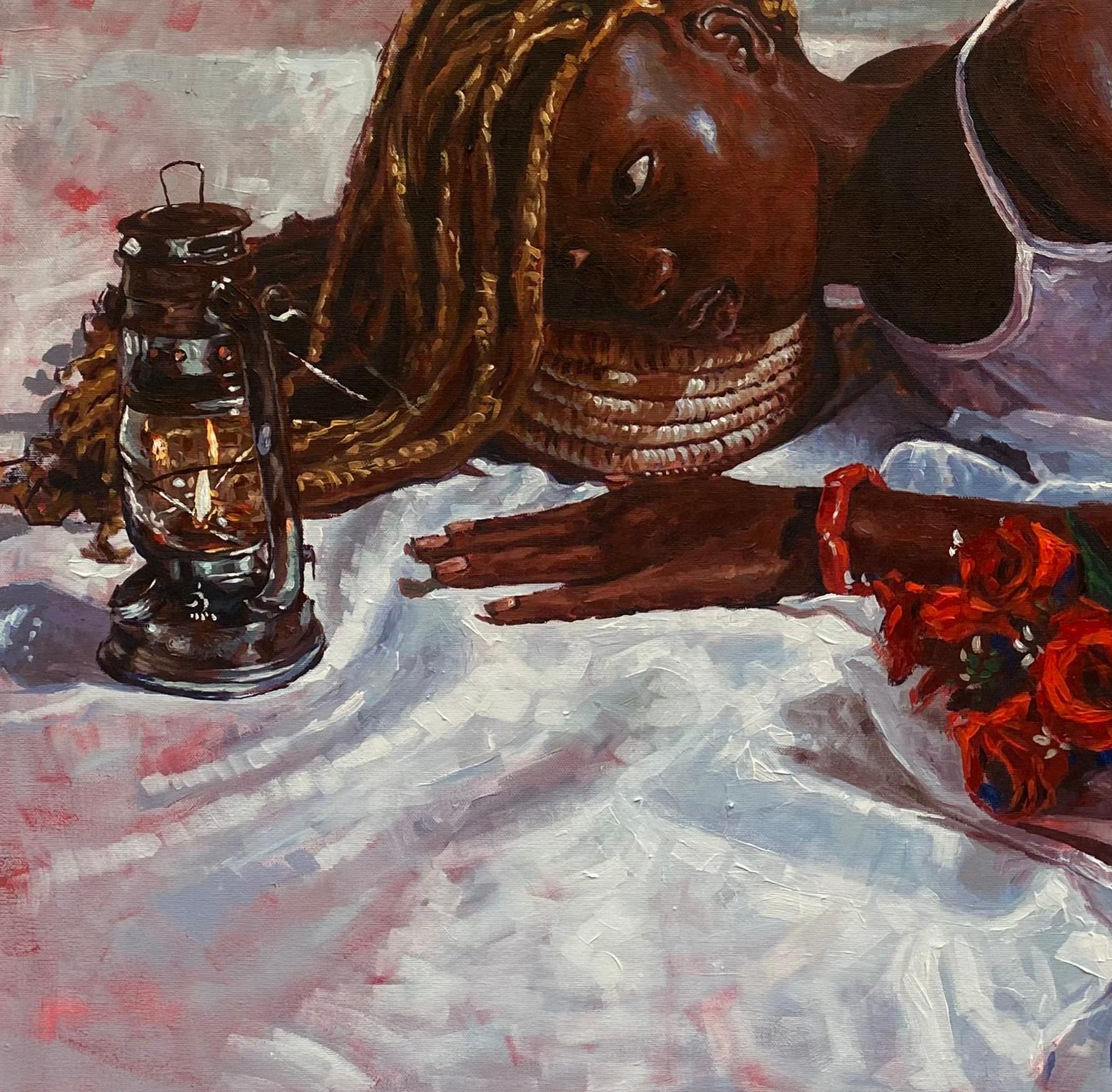 Sollecitudine IV - Interior Painting Grigio di Akande John