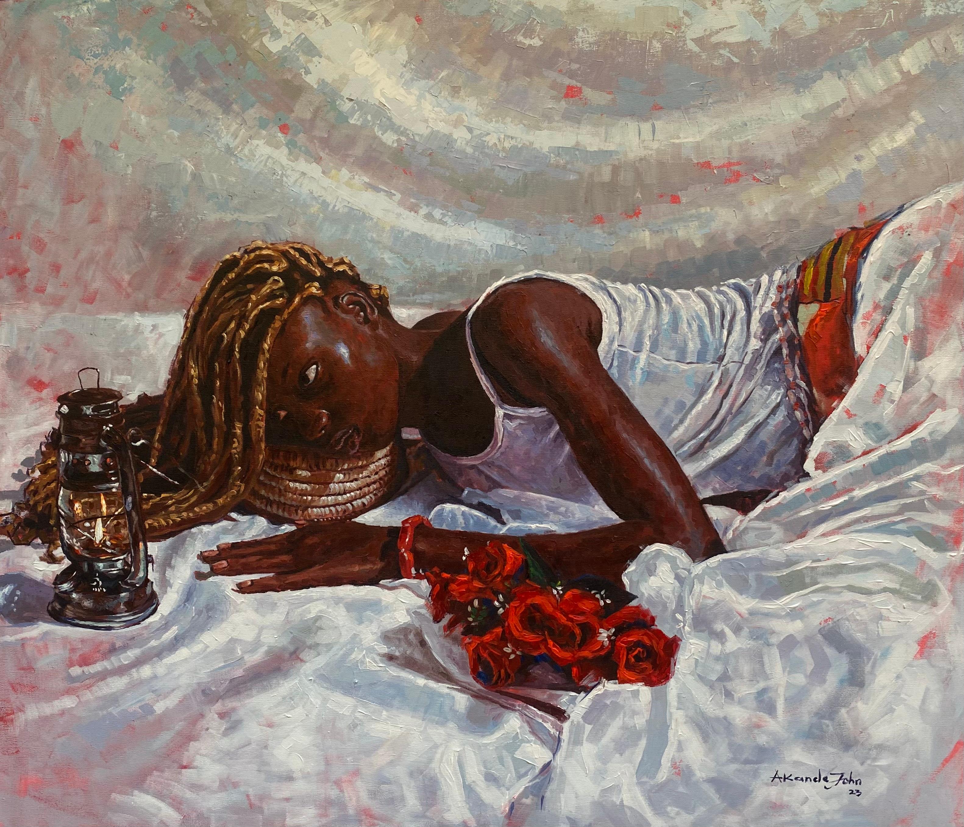 Akande John Interior Painting - Solicitude IV
