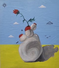 Flower Pot 10 - 21st Century, Contemporary, Abstract, Still Life, Nature, Floral