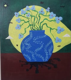 Flower Pot 2 - 21st Century, Contemporary, Abstract, Still Life, Nature, Floral