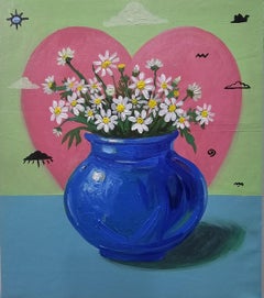 Flower Pot 3 - 21st Century, Contemporary, Abstract, Still Life, Nature, Floral