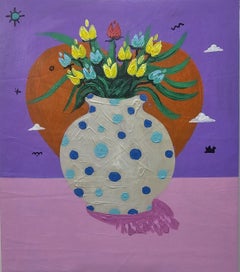 Flower Pot 8 - 21st Century, Contemporary, Abstract, Still Life, Nature, Floral
