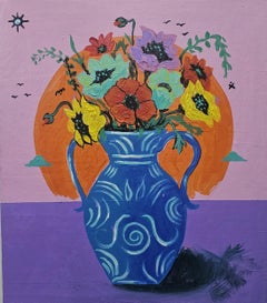 Maceta 9 - Siglo XXI, Contemporáneo, Abstracto, Bodegón, Naturaleza, Floral