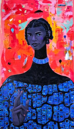 Long Gaze - XXI secolo, Contemporaneo, Surrealismo, Natura africana, Moda