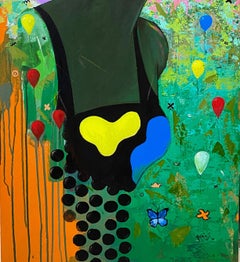 Il mio sguardo artificiale -21° secolo, Contemporary, Surrealismo, Nature africane, donna