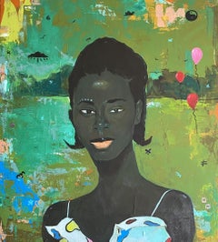 Mon regard d'imperfection - 21e siècle, Contemporain, Surréalisme, Femme africaine