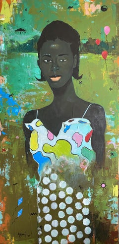 Mi mirada imperfecta - Siglo XXI, Contemporáneo, Surrealismo, Mujer africana