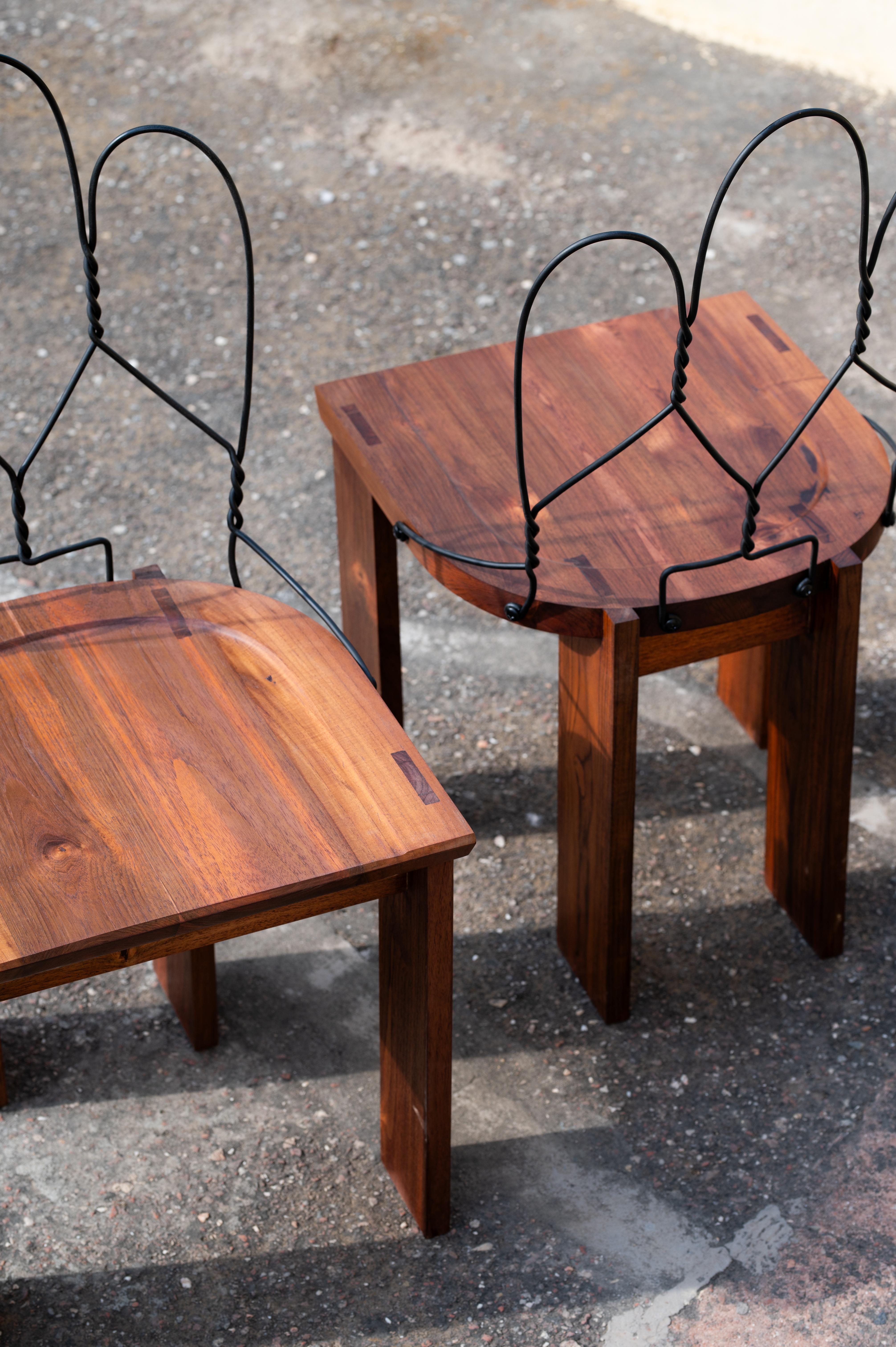 Indian Akar Dining Chair For Sale