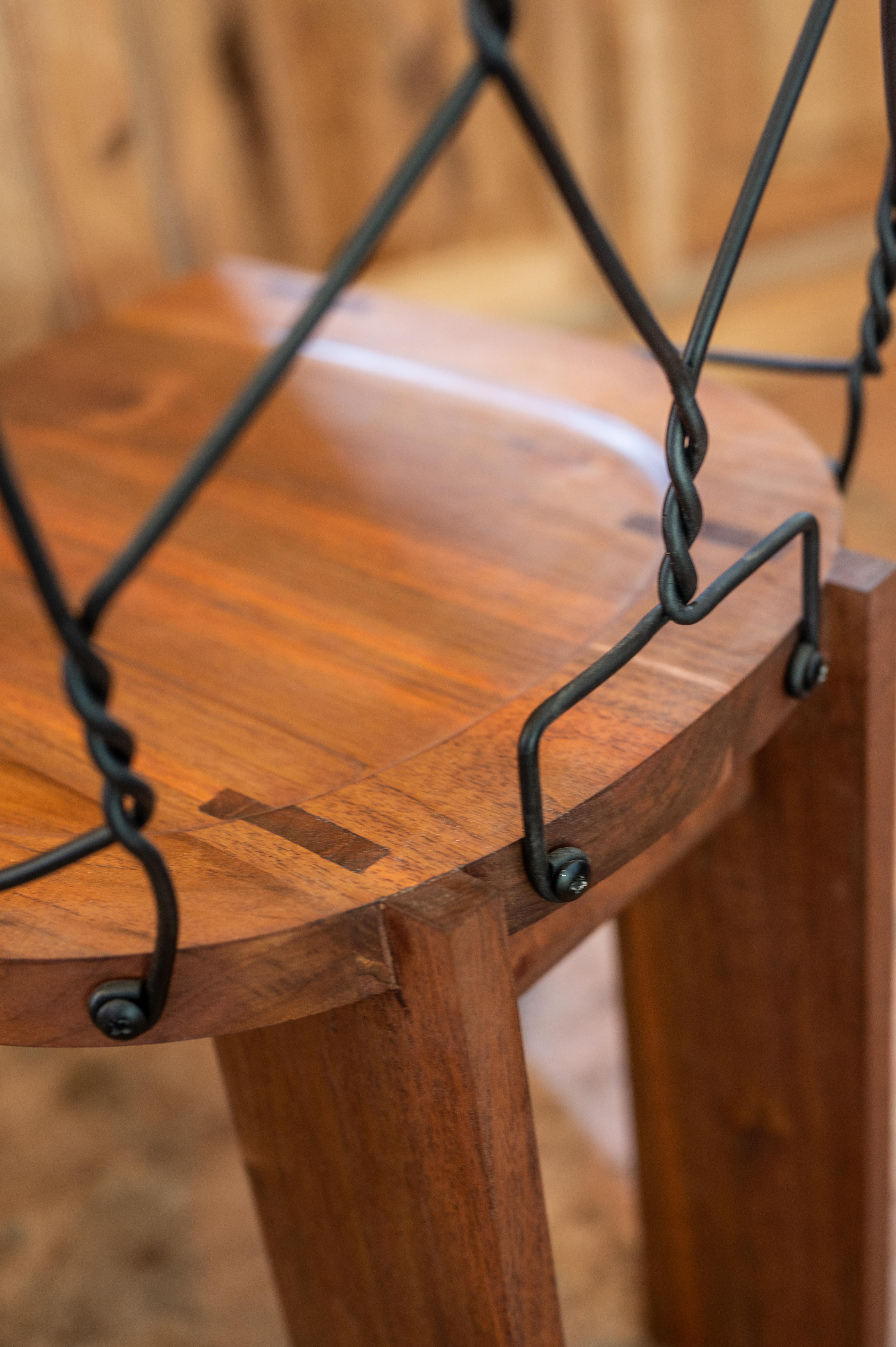 Metalwork Akar Dining Chair For Sale