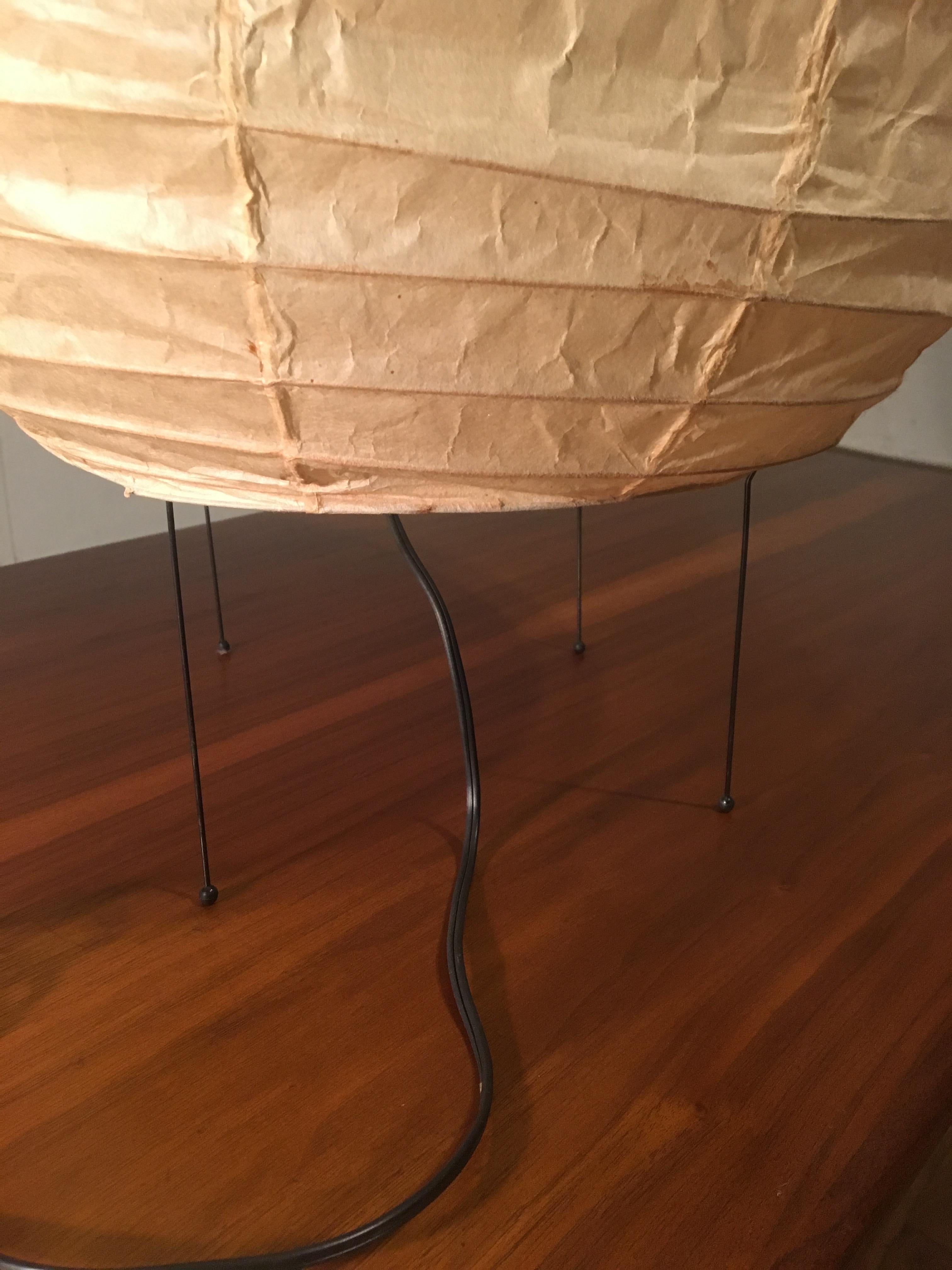 Akari 22N Lamp by Isamu Noguchi In Good Condition In Pittsburgh, PA