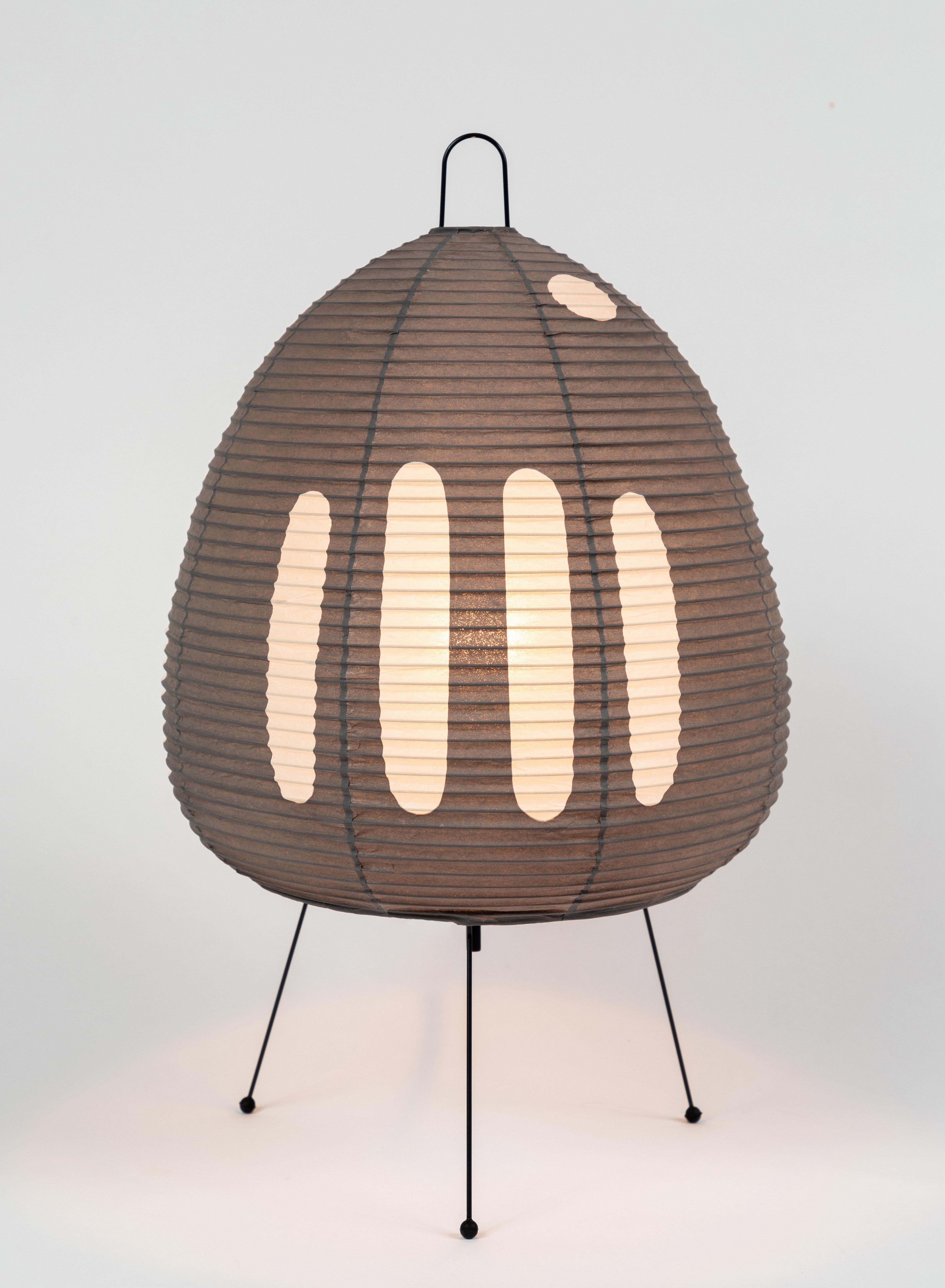 Metal Akari Model 1AG Light Sculpture by Isamu Noguchi