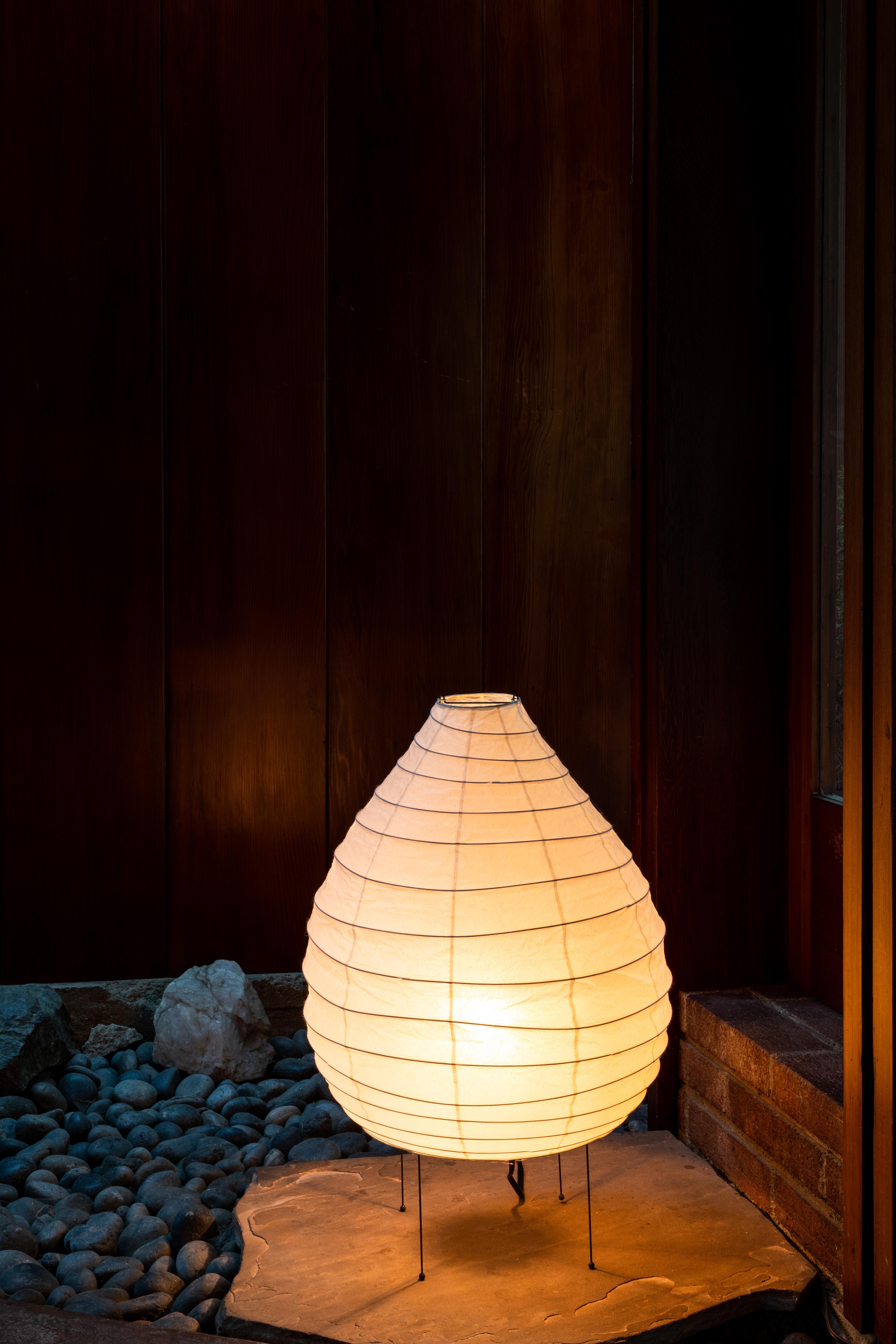 Contemporary Akari Model 22N Light Sculpture by Isamu Noguchi For Sale