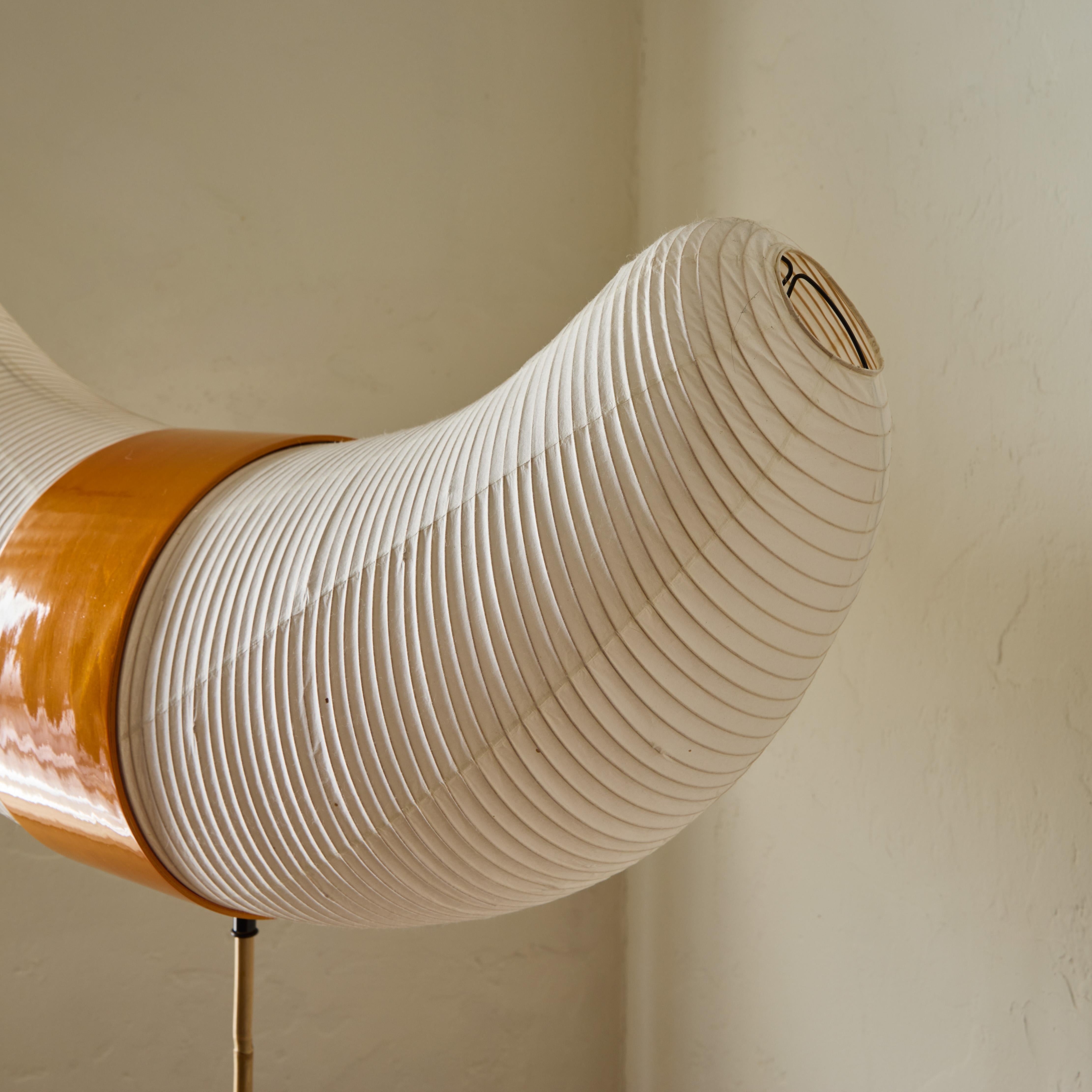 Cast Akari Model BB3/33S 'Horn' Floor Lamp by Isamu Noguchi