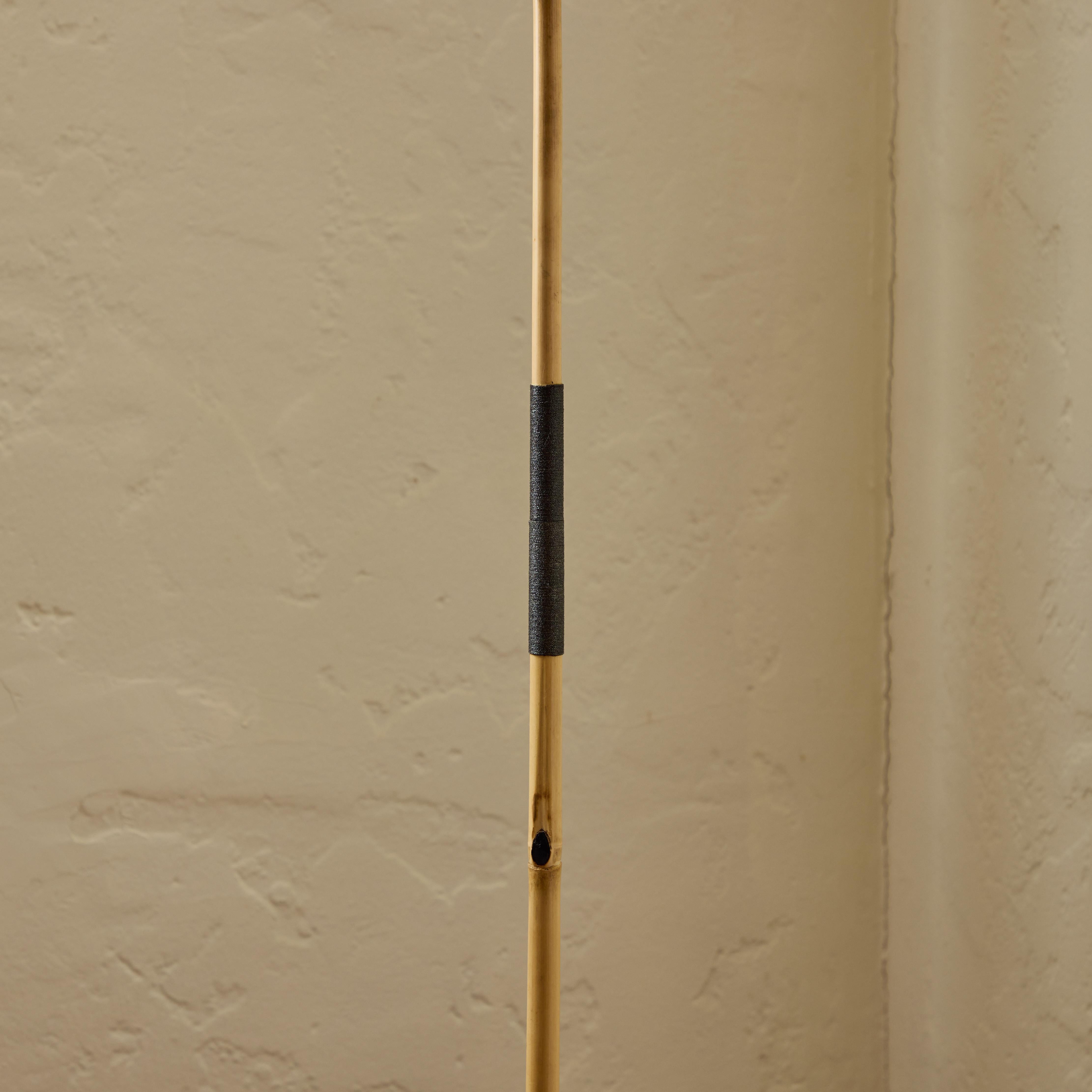 Contemporary Akari Model BB3/33S 'Horn' Floor Lamp by Isamu Noguchi