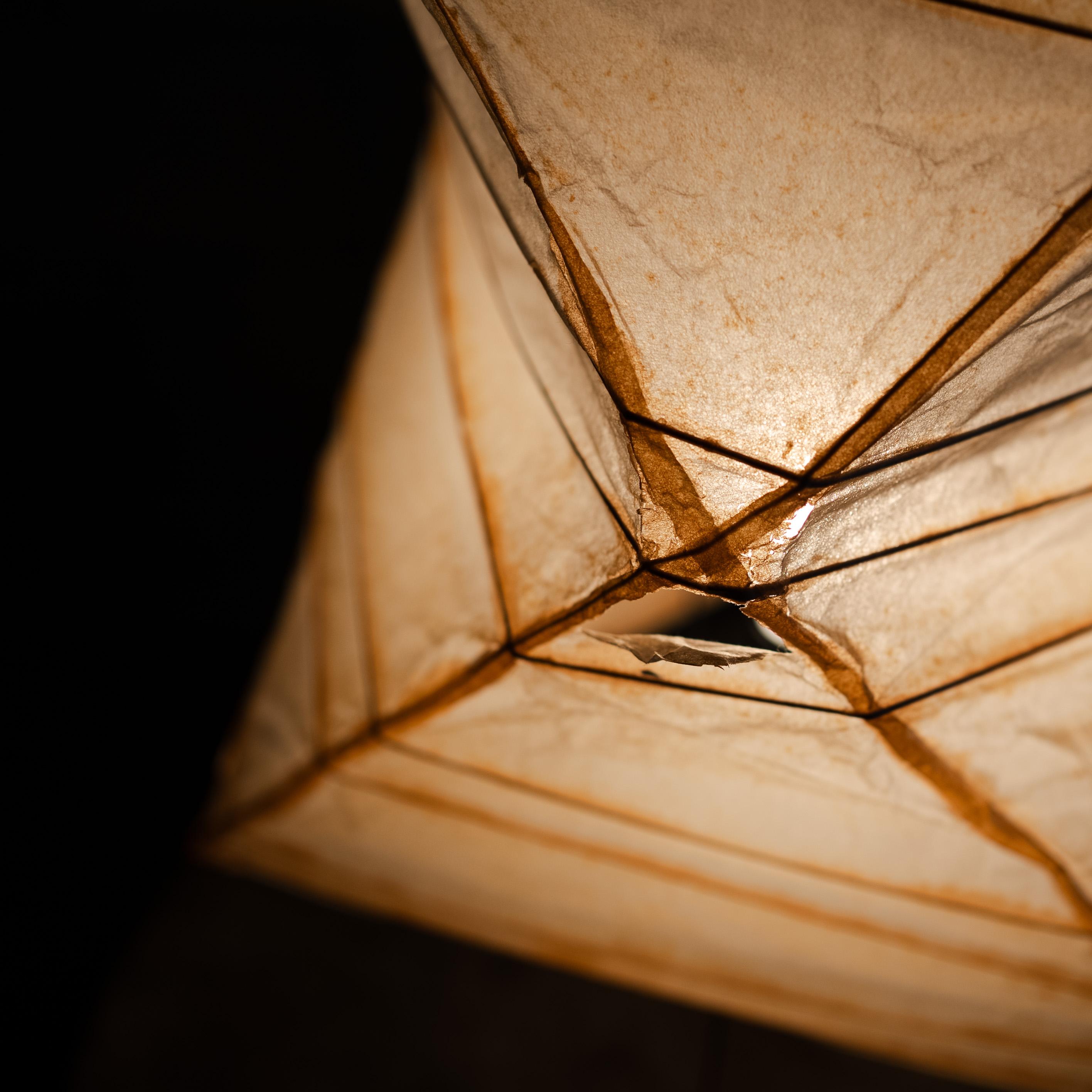Lampada da tavolo e da terra Akari di Isamu Noguchi, Giappone, anni '80 - '90 in vendita 5