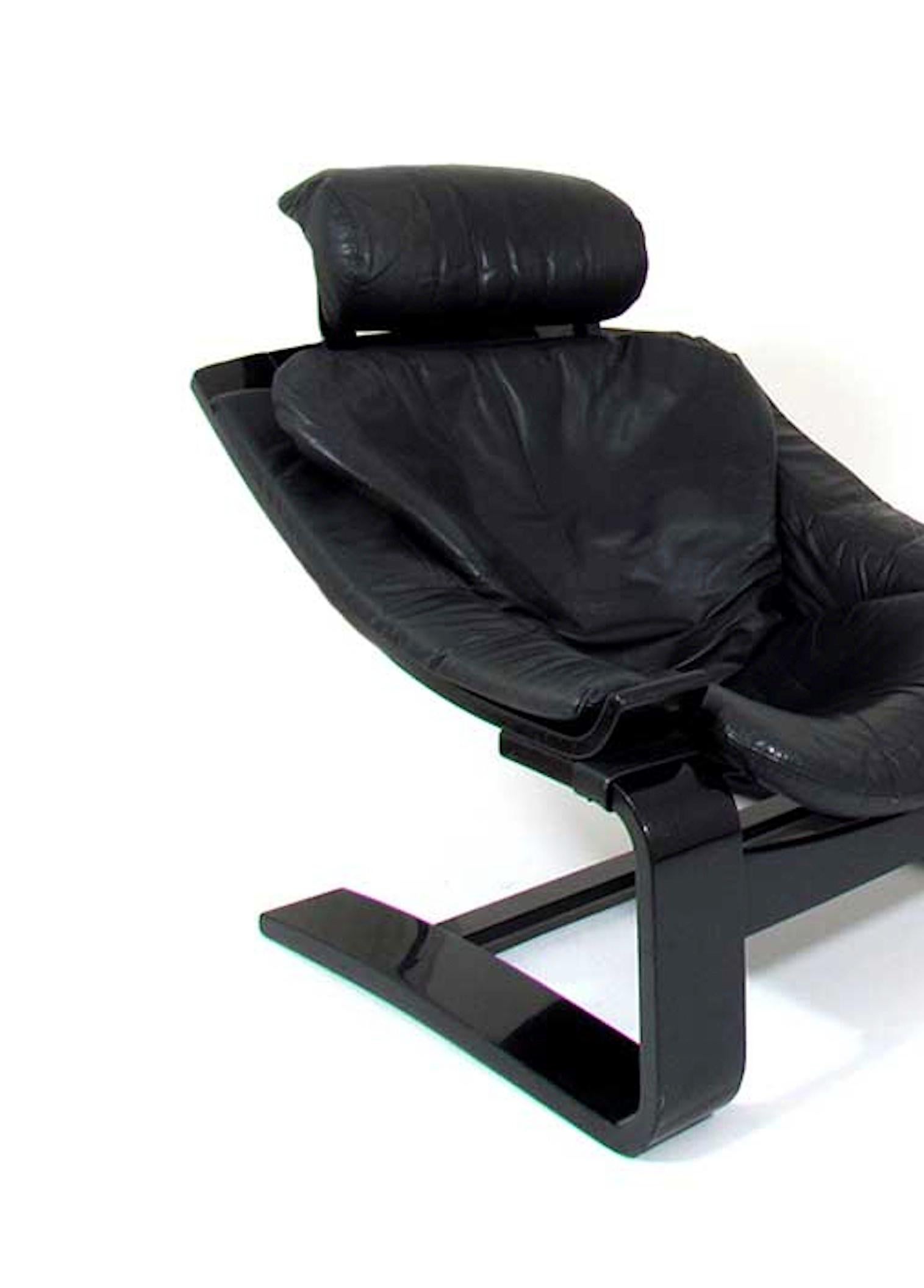 Suédois Fauteuil Kroken Ake Fribyter par Nelo, Suède, 1970